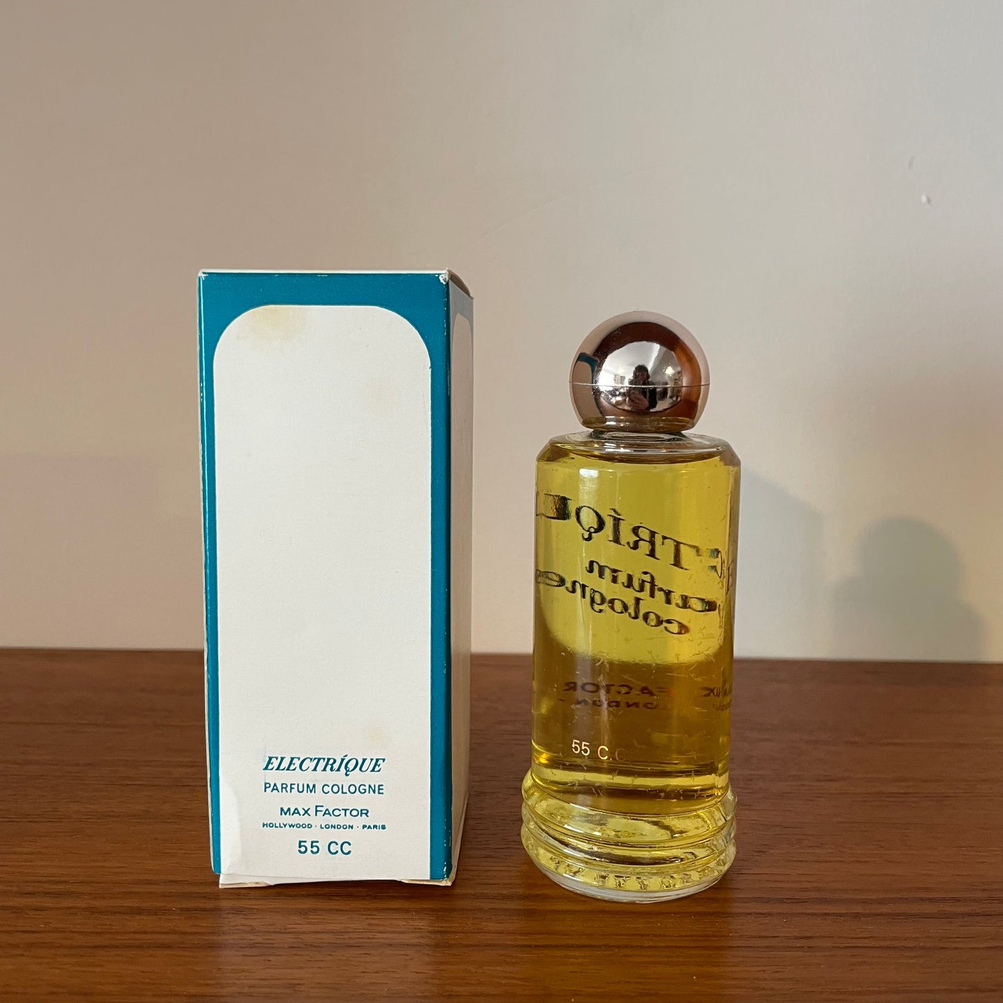 Vintage Perfume Electrique Maxfactor 50ml Full Bottle