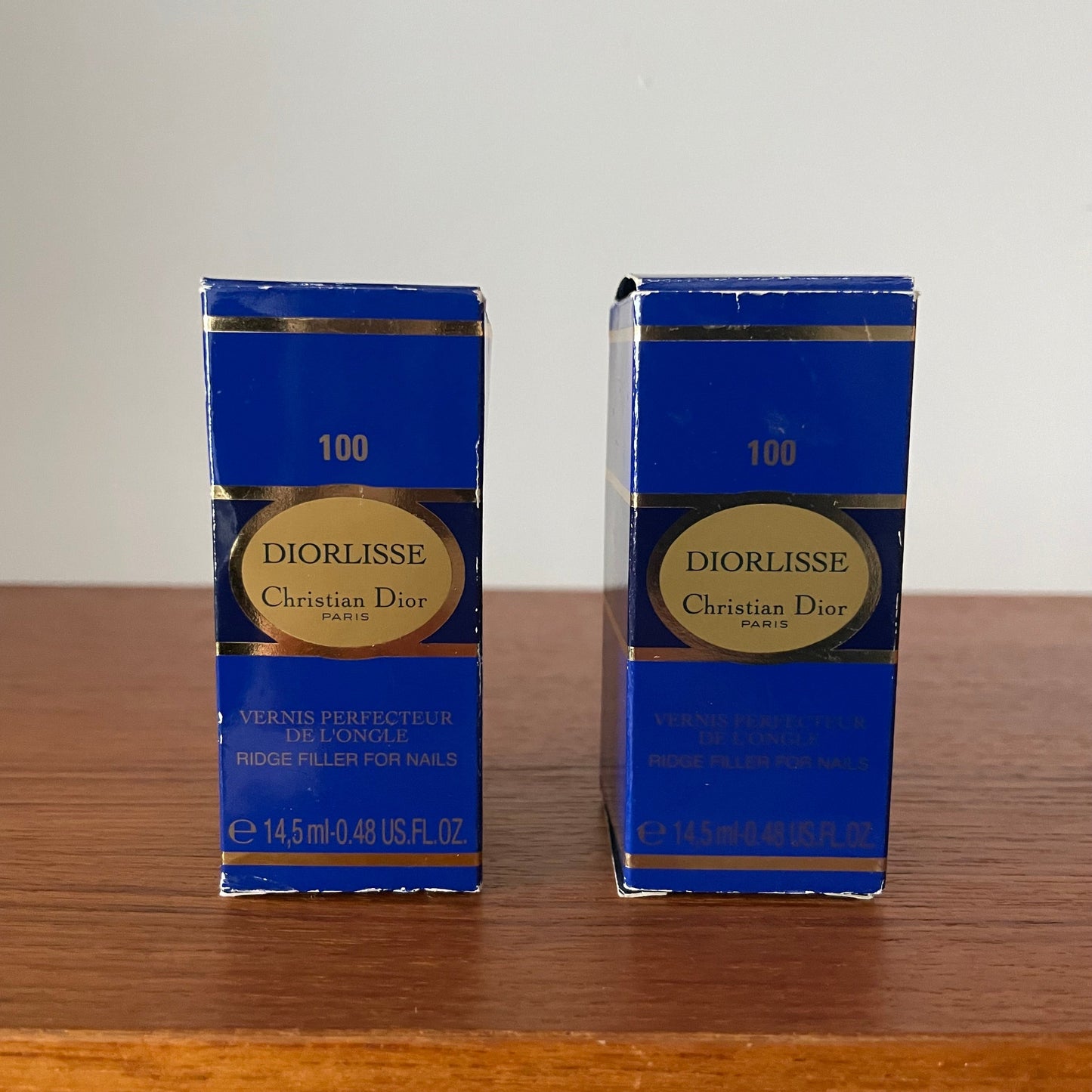 Vintage Christian Dior Diorlisse Nail Ridge Fillerx2 Vintage Christian Dior No. 100 Vernis Perfecteur