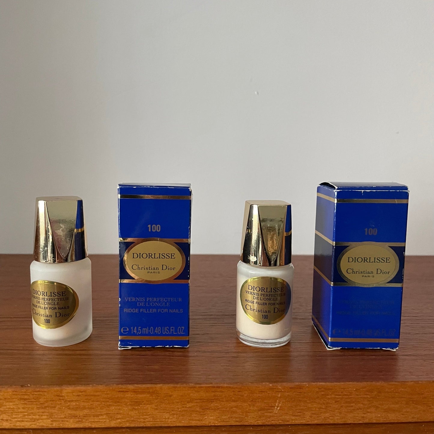 Vintage Christian Dior Diorlisse Nail Ridge Fillerx2 Vintage Christian Dior No. 100 Vernis Perfecteur