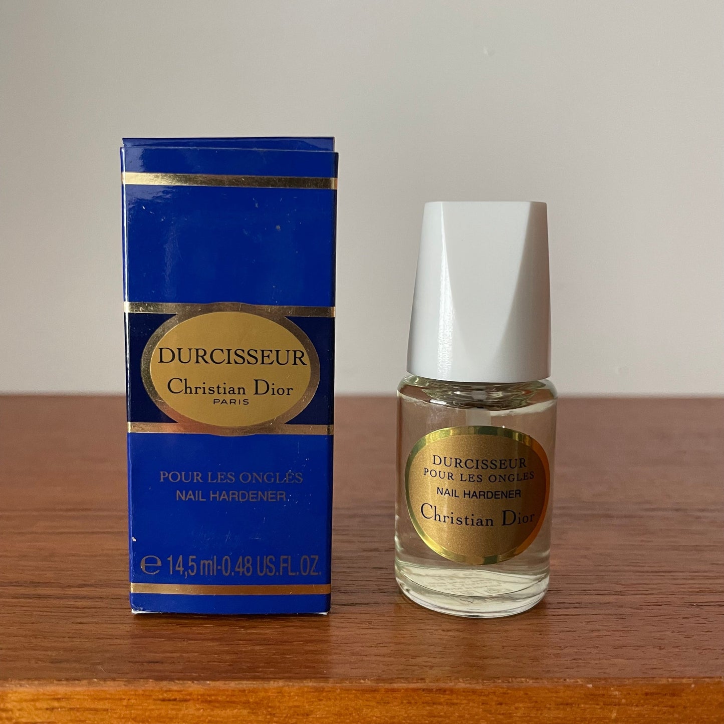 Vintage Christian Dior Nail Hardener Pour Les Ongles Varnish Full