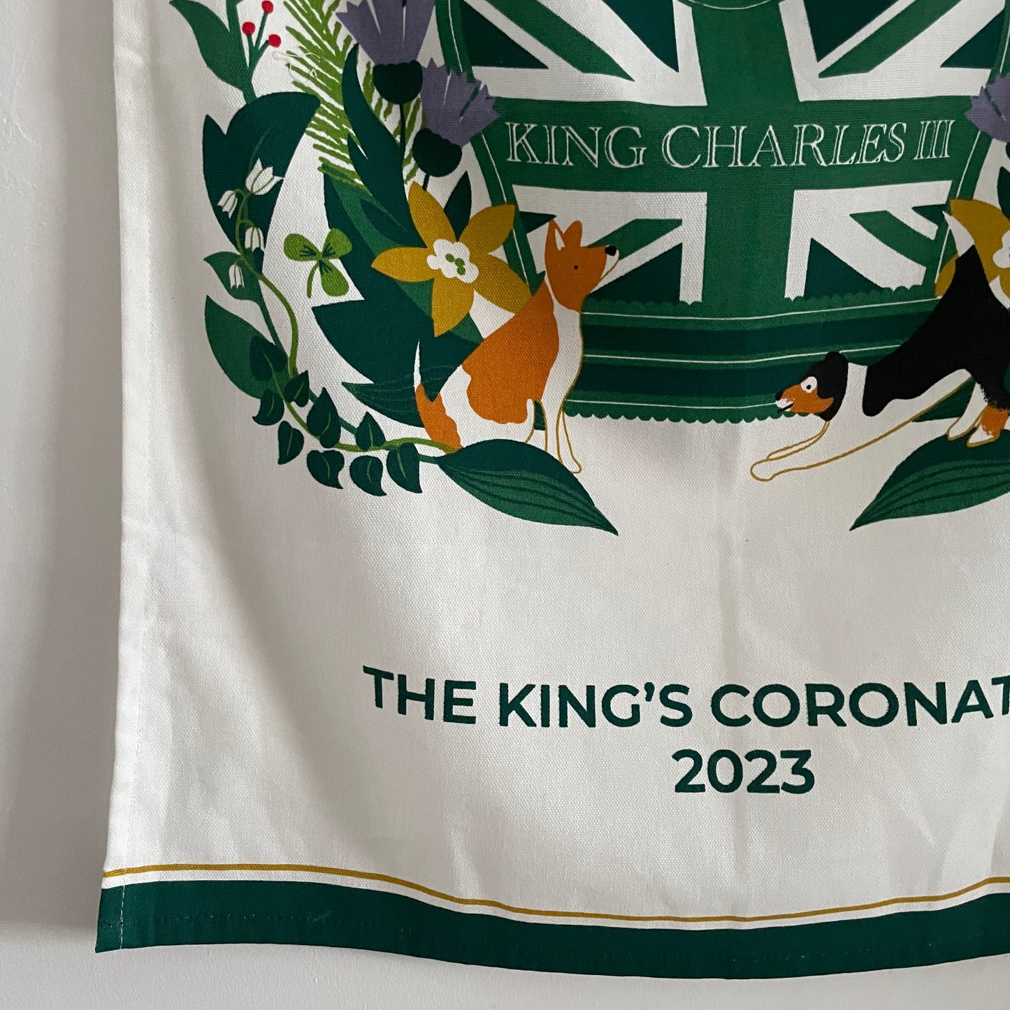Tea Towel The King's Coronation Commemorative Royal Family Gift