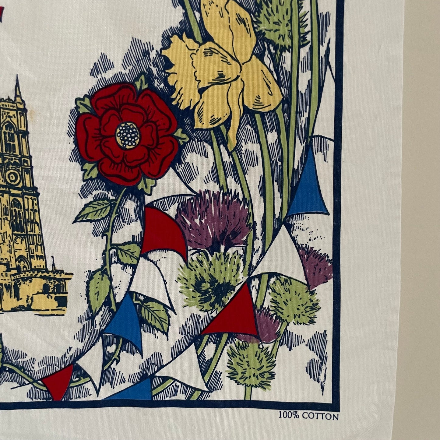 Tea Towel Preloved Marriage of Prince William & Kate Middleton