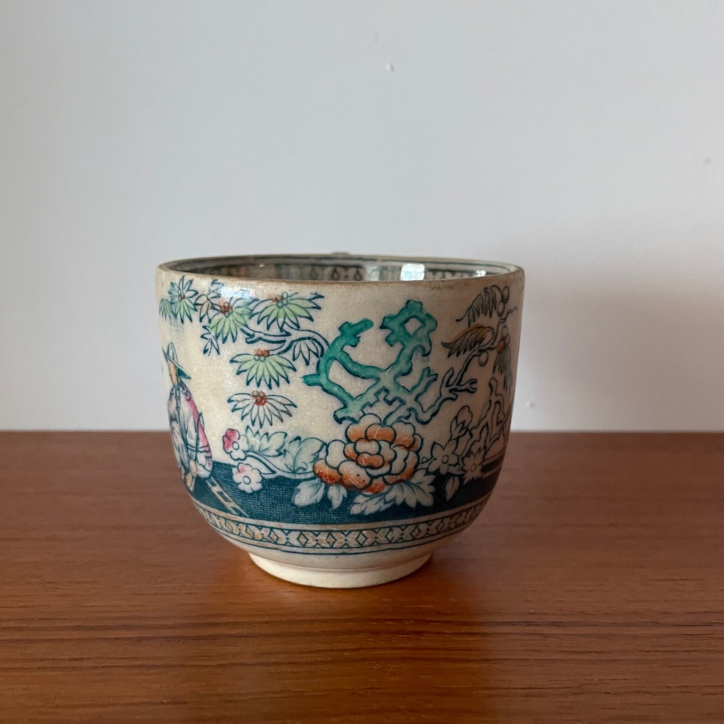Vintage Tea Cup Chinoiserie Ceramic Georgian Design Breakfast Tea Cup