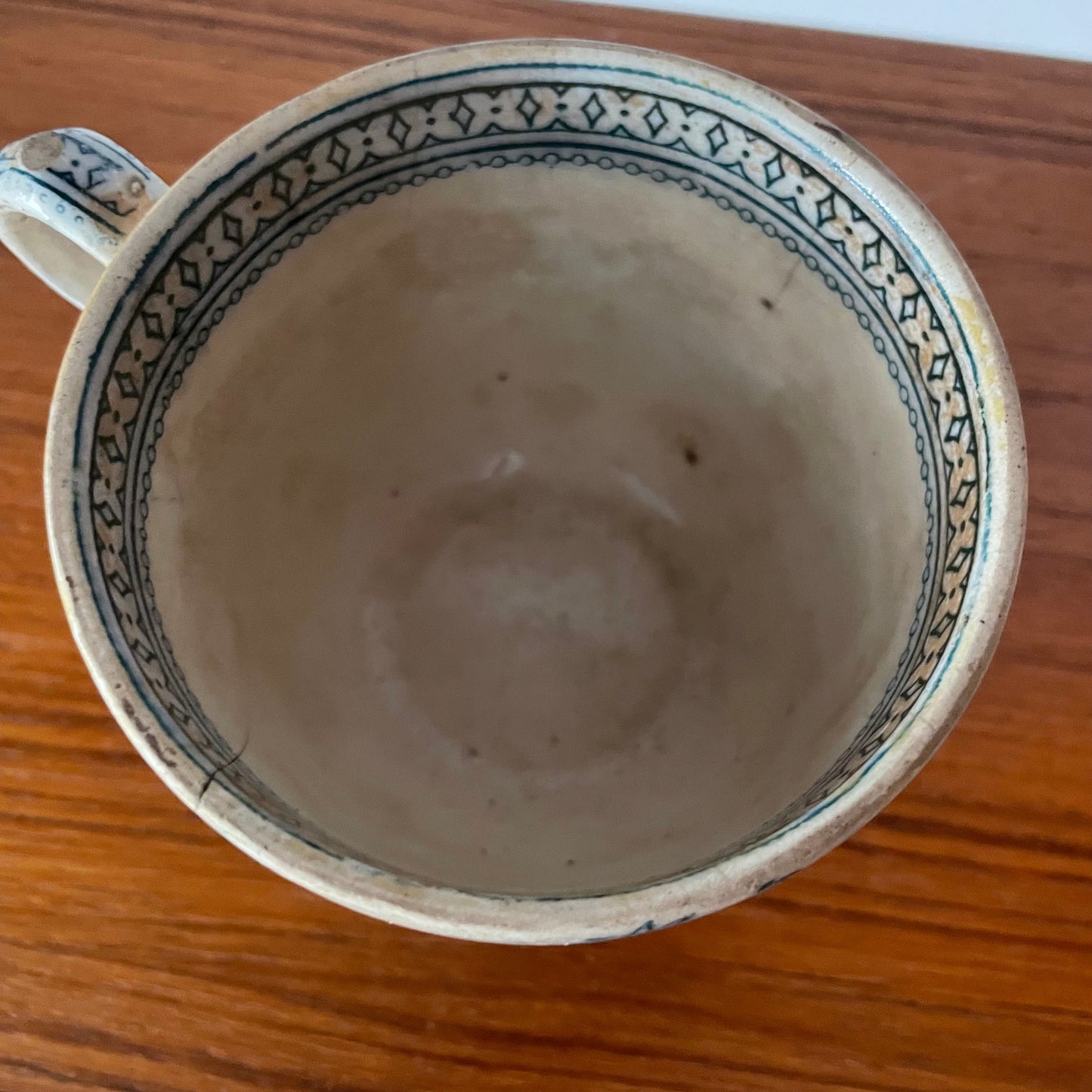 Vintage Tea Cup Chinoiserie Ceramic Georgian Design Breakfast Tea Cup