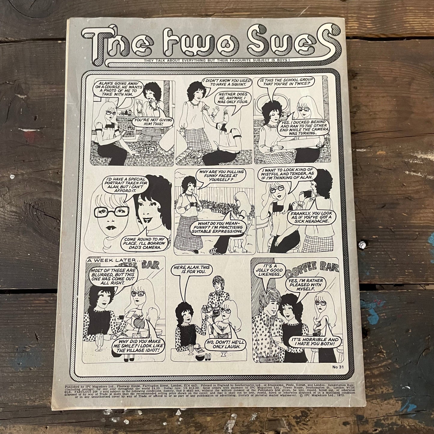 Magazine Vintage Fabulous 208 Teen Paper Ephemera April 1972