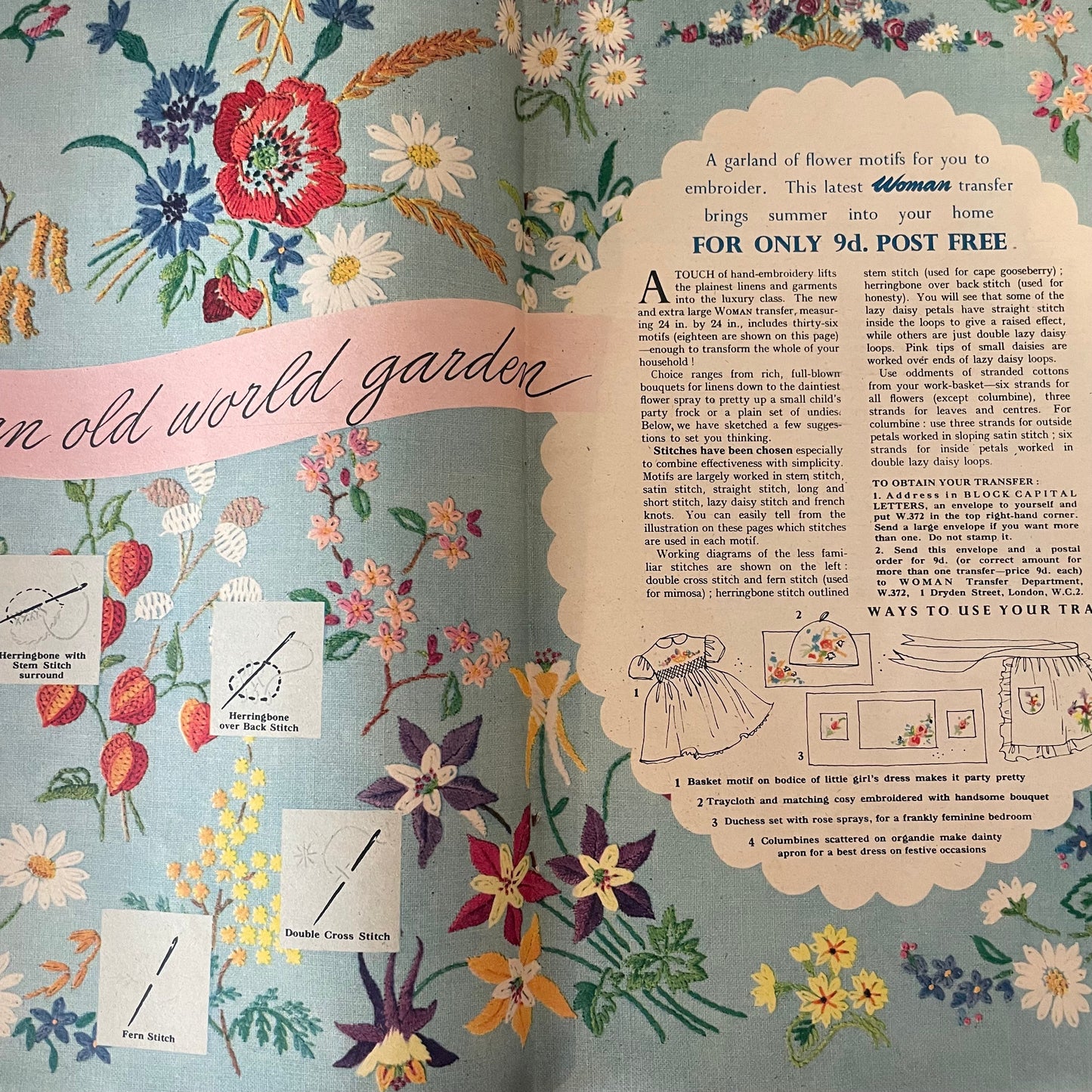 Magazine Vintage Woman Magazine Jan 28th 1956. 1950s Paper Ephemera
