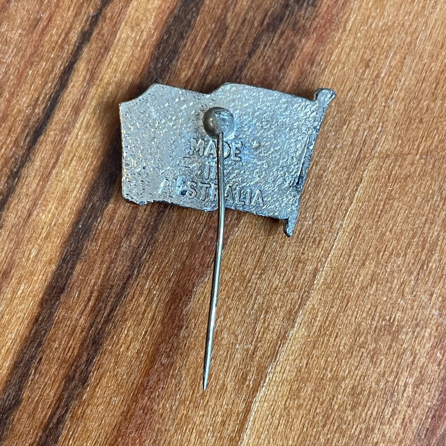 Vintage Enamel Australian Flag Stick Hat Pin Made in Australia