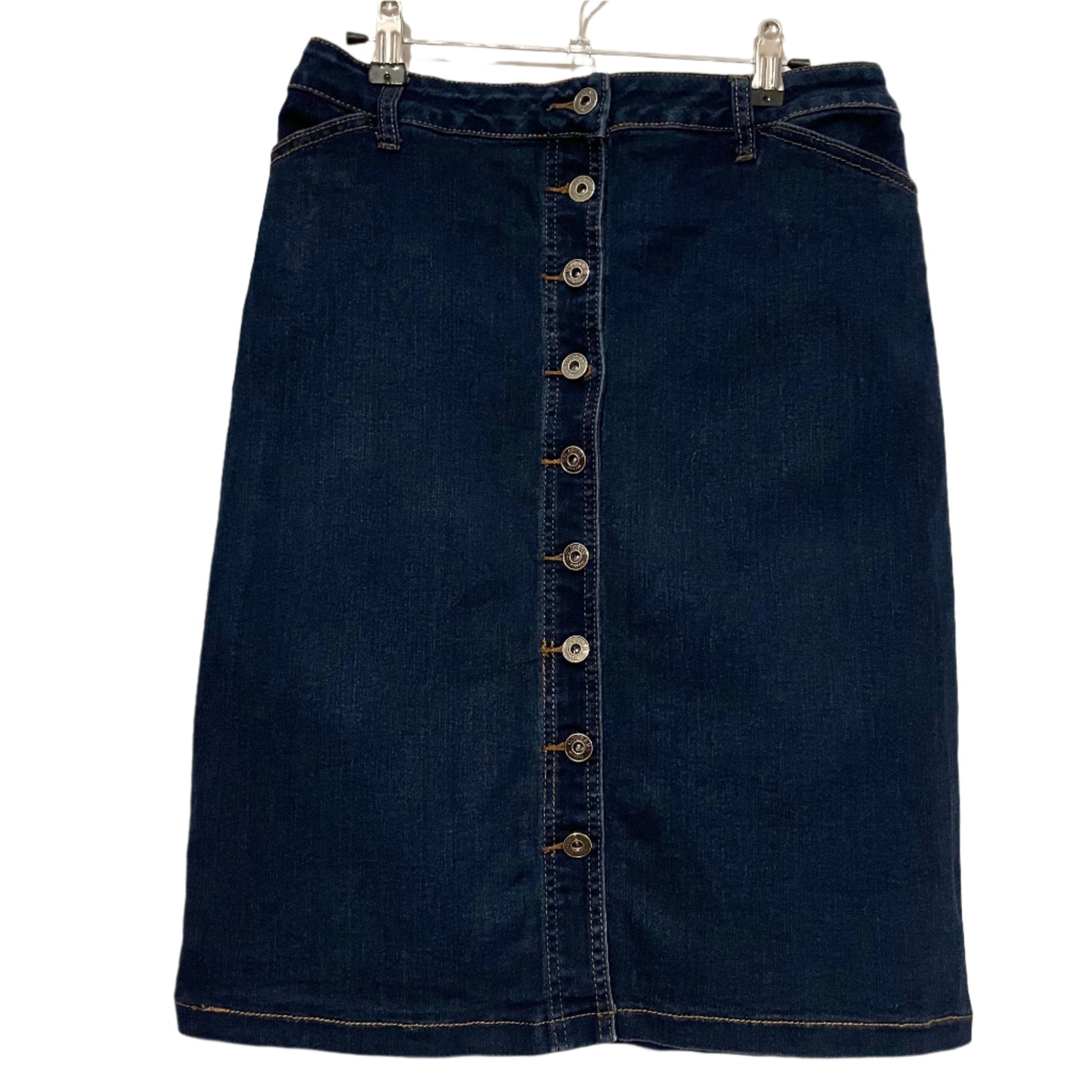 Denim Skirt Mid Length Skirt GG Jeans Dark Wash Size 12