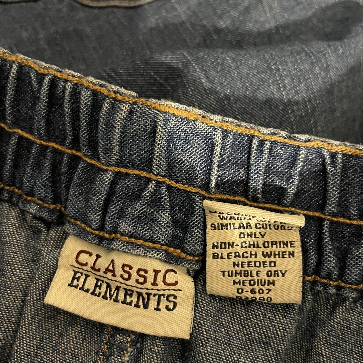 Denim Skirt Maxi Classic Elements Blue Button. Size 10