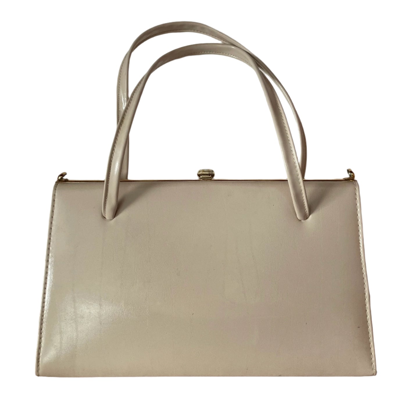 Vintage Bag Cream Styled For Boots Top Handle