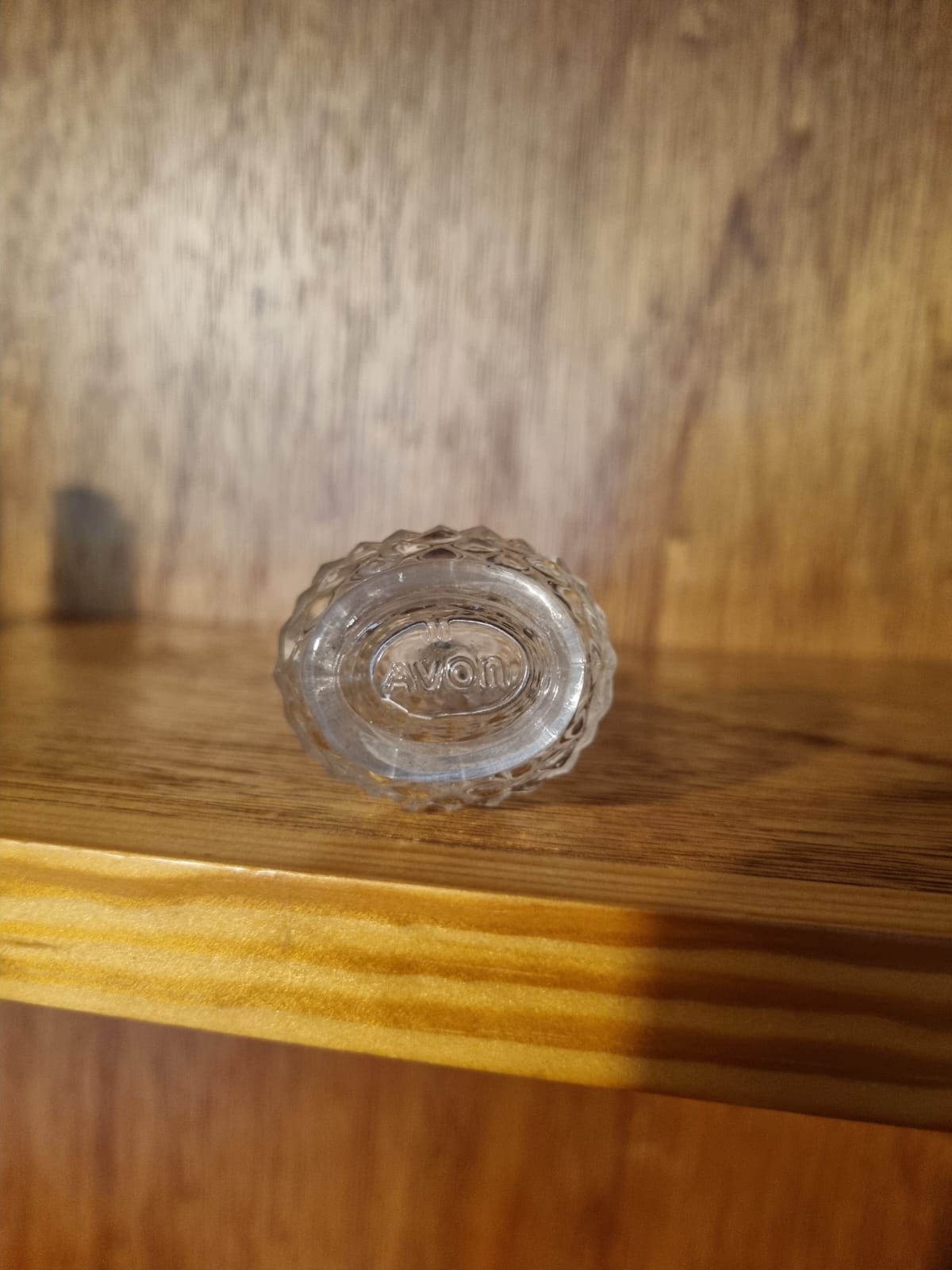 Vintage Avon Miniature Bottle Cut Glass Collectors Bottle