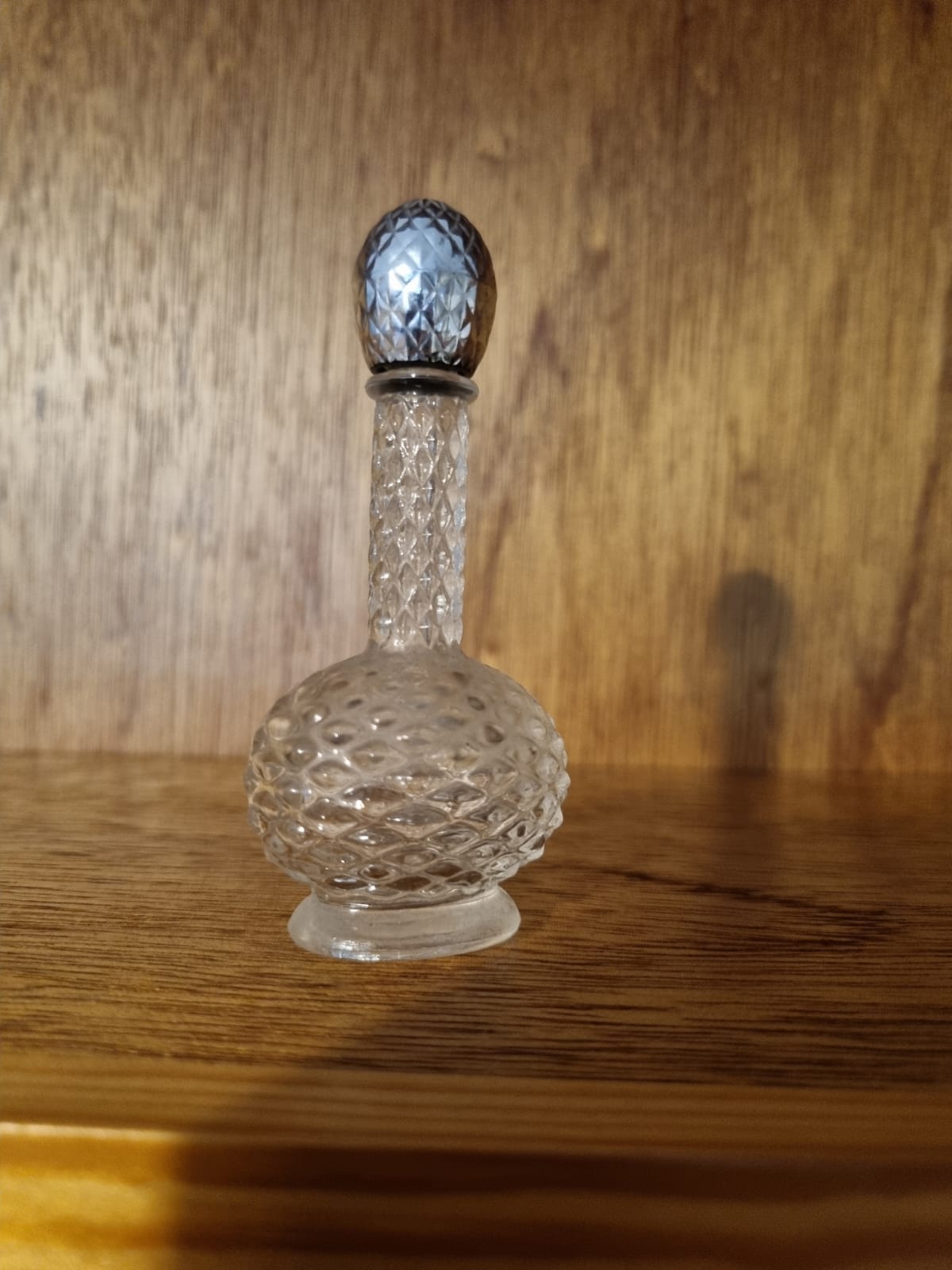 Vintage Avon Miniature Bottle Cut Glass Collectors Bottle