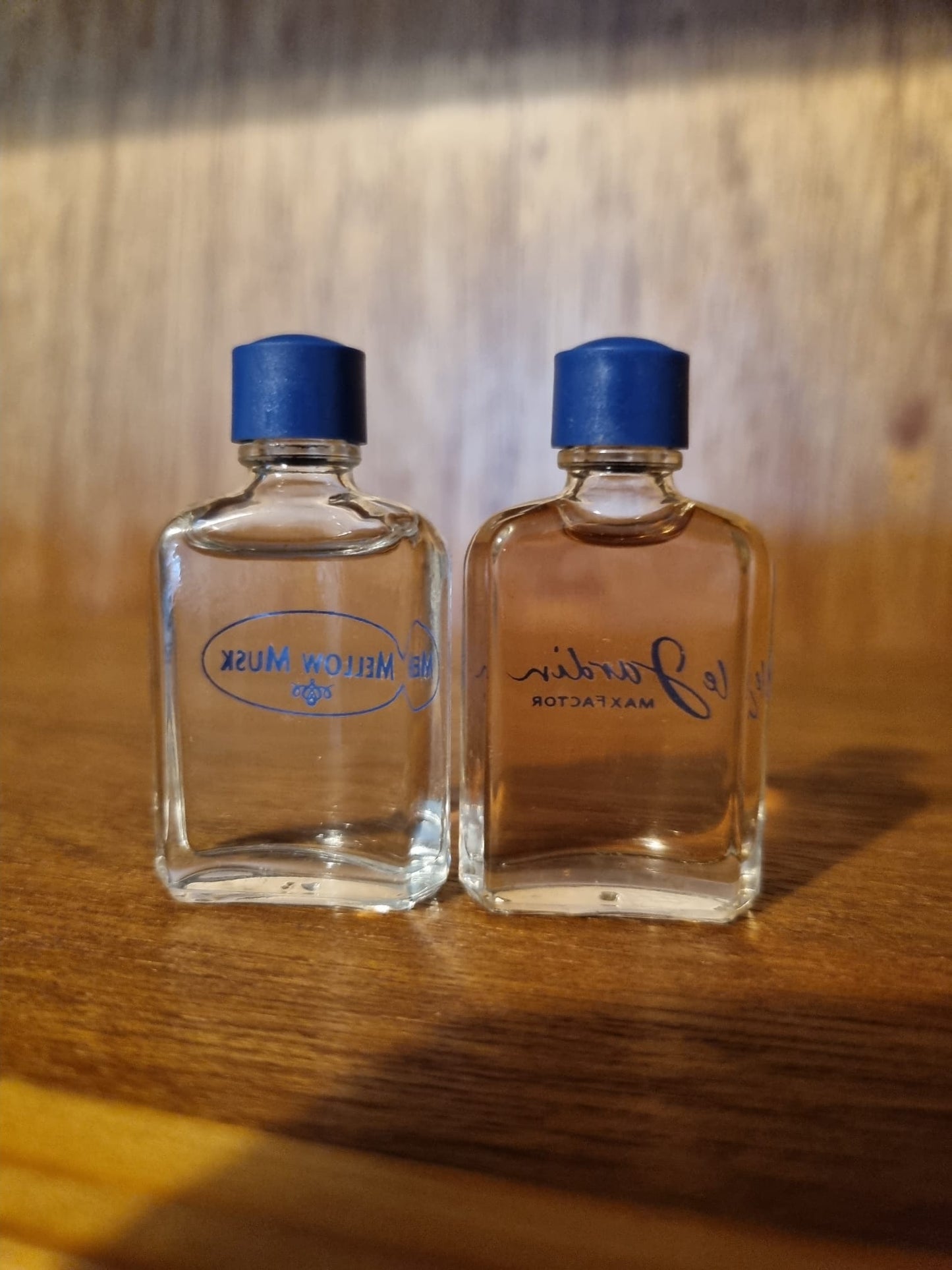 Vintage Set of Two Miniature Perfumes Le Jardin and Mellow Musk