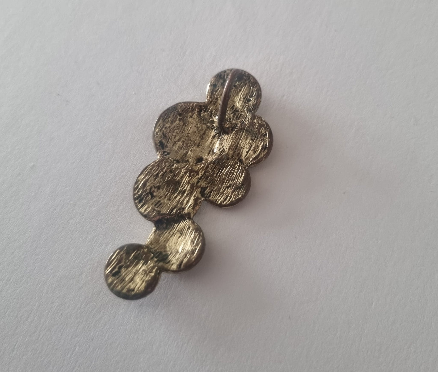 Antique Vintage Unusual Rhinestone Marcasite Drop Pendant