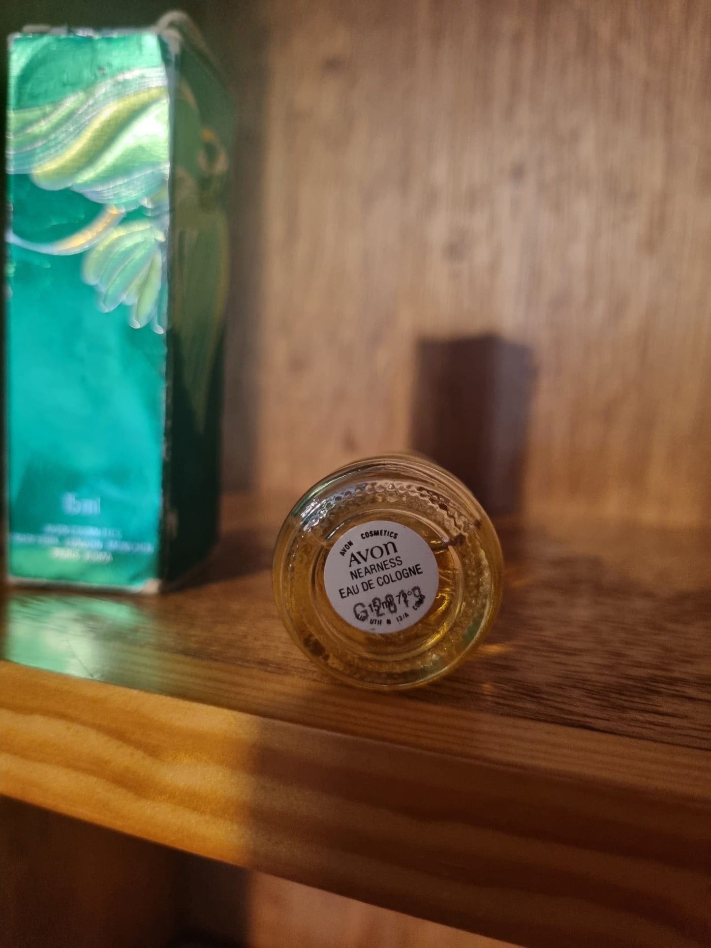 Vintage Miniature Avon Nearness Eau De Cologne Perfume. 15ml. 75% Full. In Box.