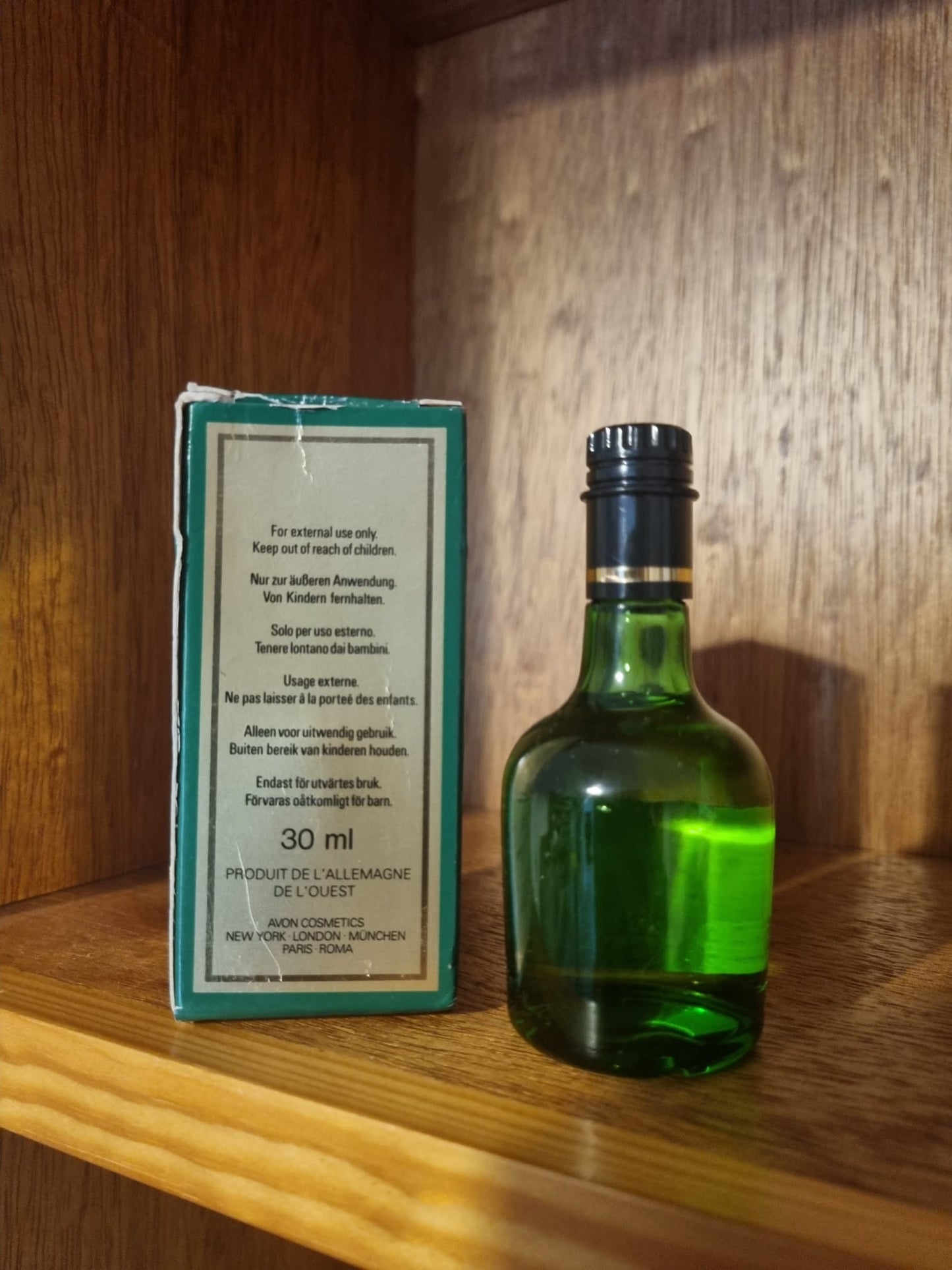 Vintage V.S.O.P Avon Elegance Eau De Cologne 30ml Full In Box