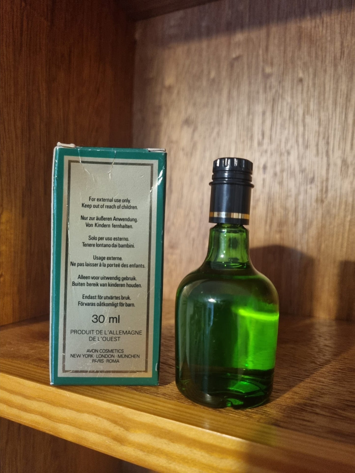 Vintage V.S.O.P Avon Elegance Eau De Cologne 30ml In Box