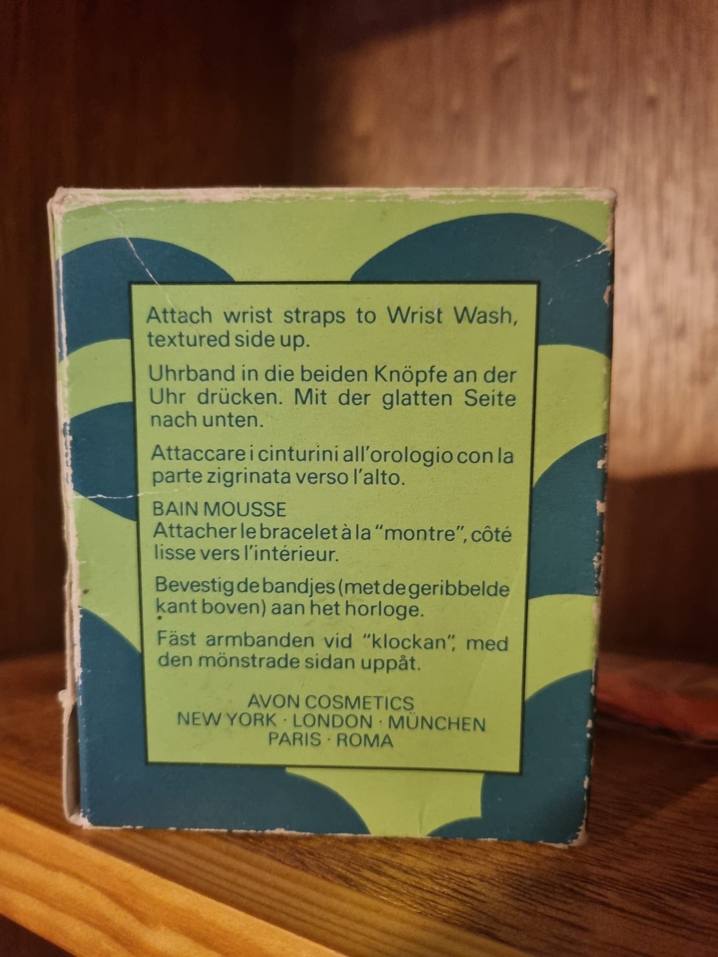 Vintage Avon Children's Wrist Wash Bubble Bath. 60ml. In Box.