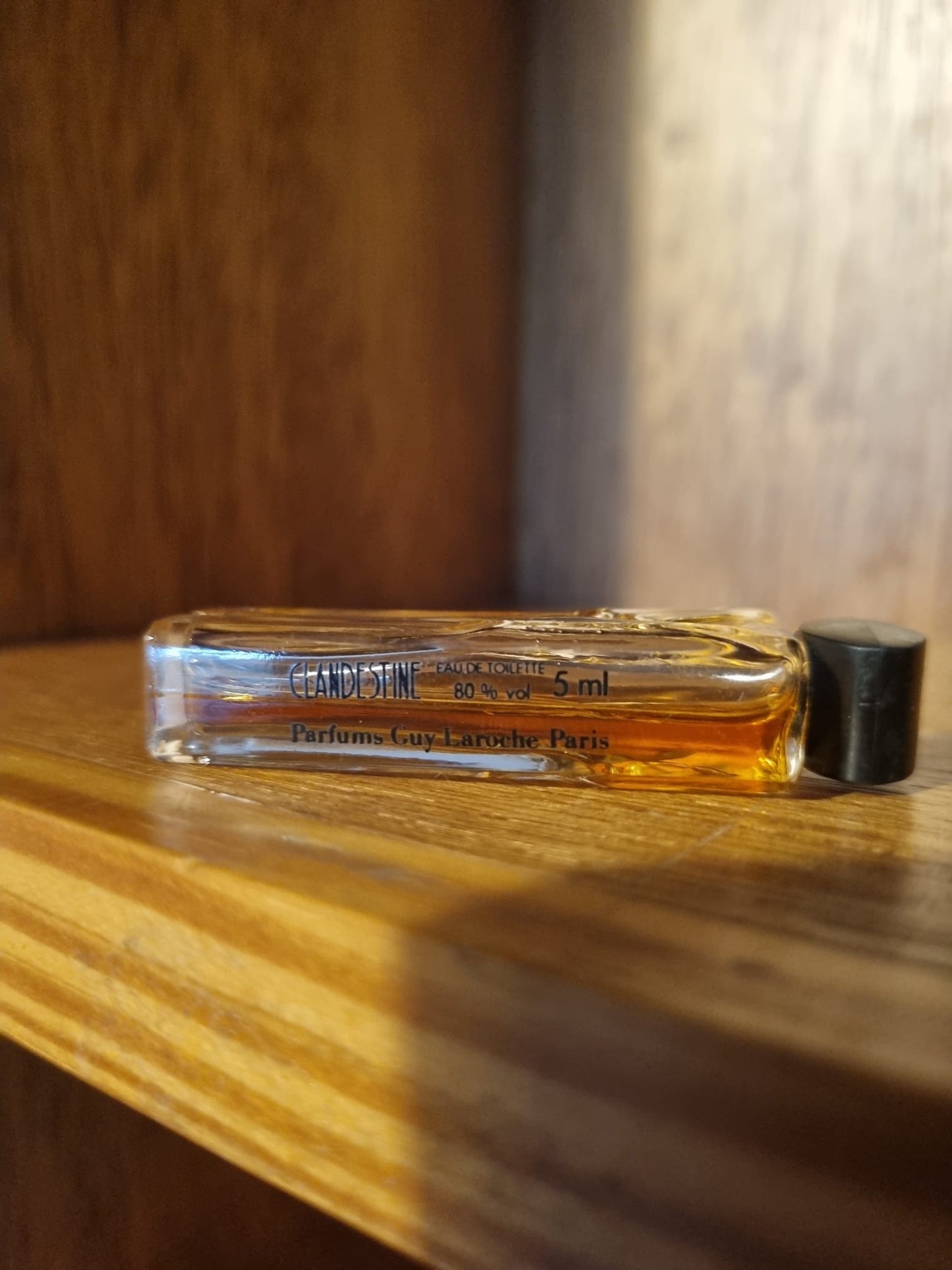 Vintage Miniature Clandestine Guy Laroche Perfume 1980s 5ml