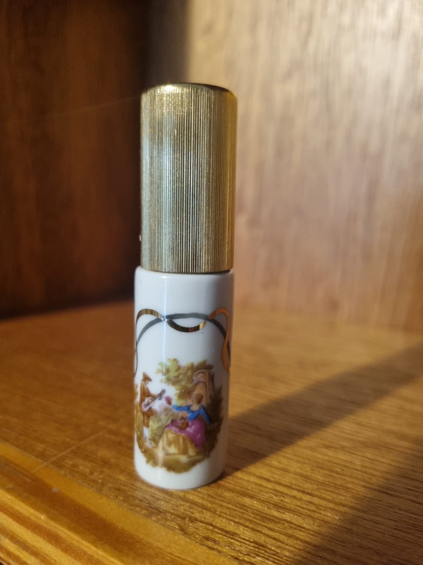 Vintage Step Paris Limoges France Porcelain Spray Bottle. 7ml. Empty