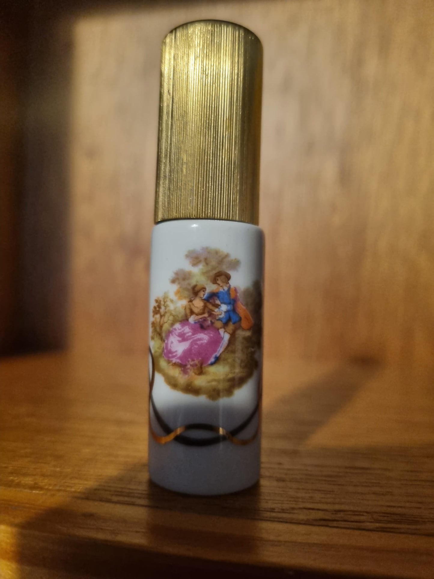 Vintage Step Paris Limoges France Porcelain Spray Bottle. 7ml. Empty