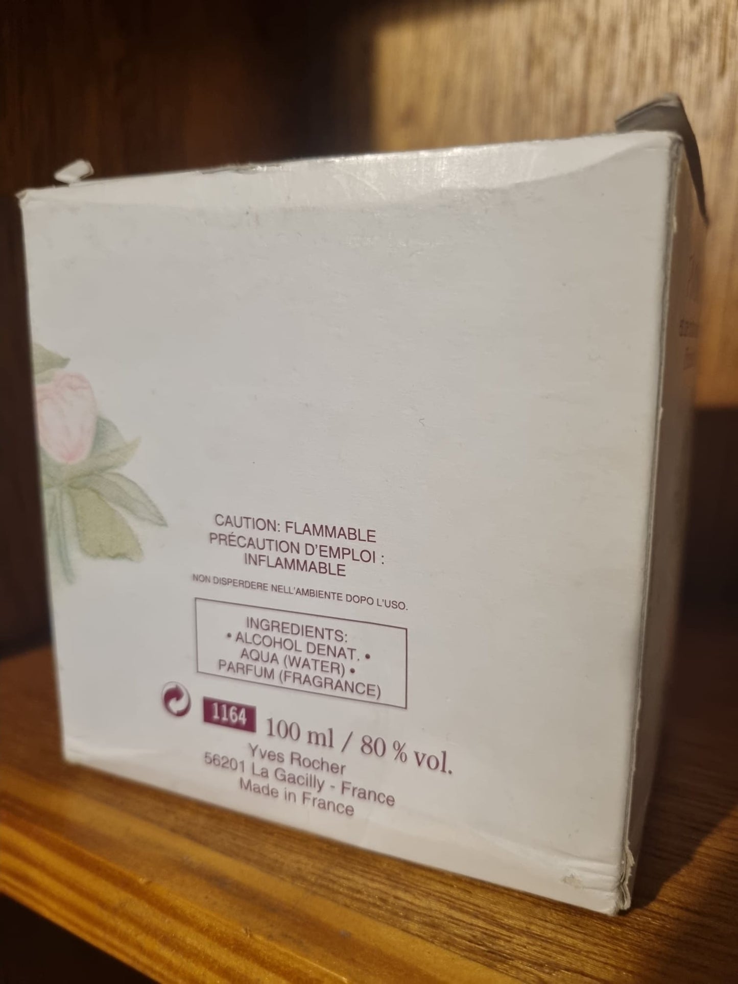 Vintage Pivoine Eau De Toilette Rocher 100ml Floral Fragrance