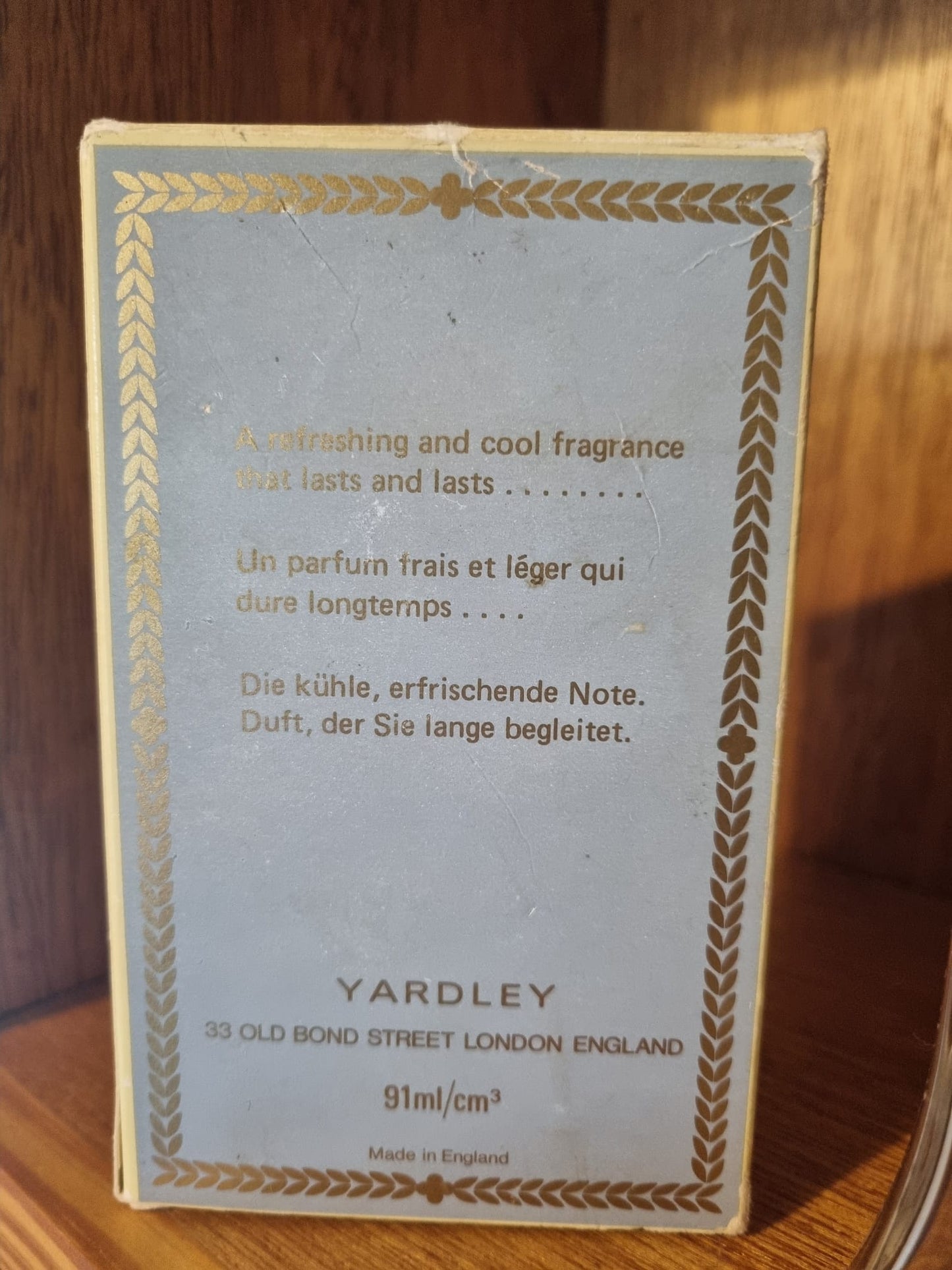 Vintage Yardley English Lavender Perfume 91ml. Empty Bottle