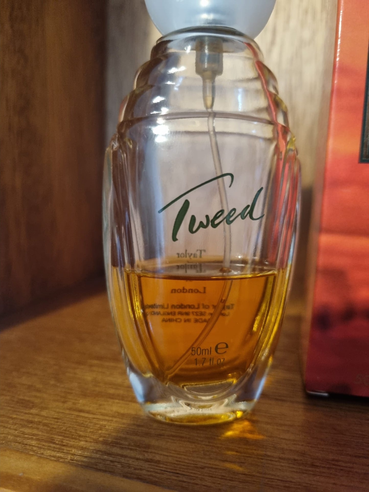 Vintage Tweed Eau De Toilette 50ml 30% Full. Boxed