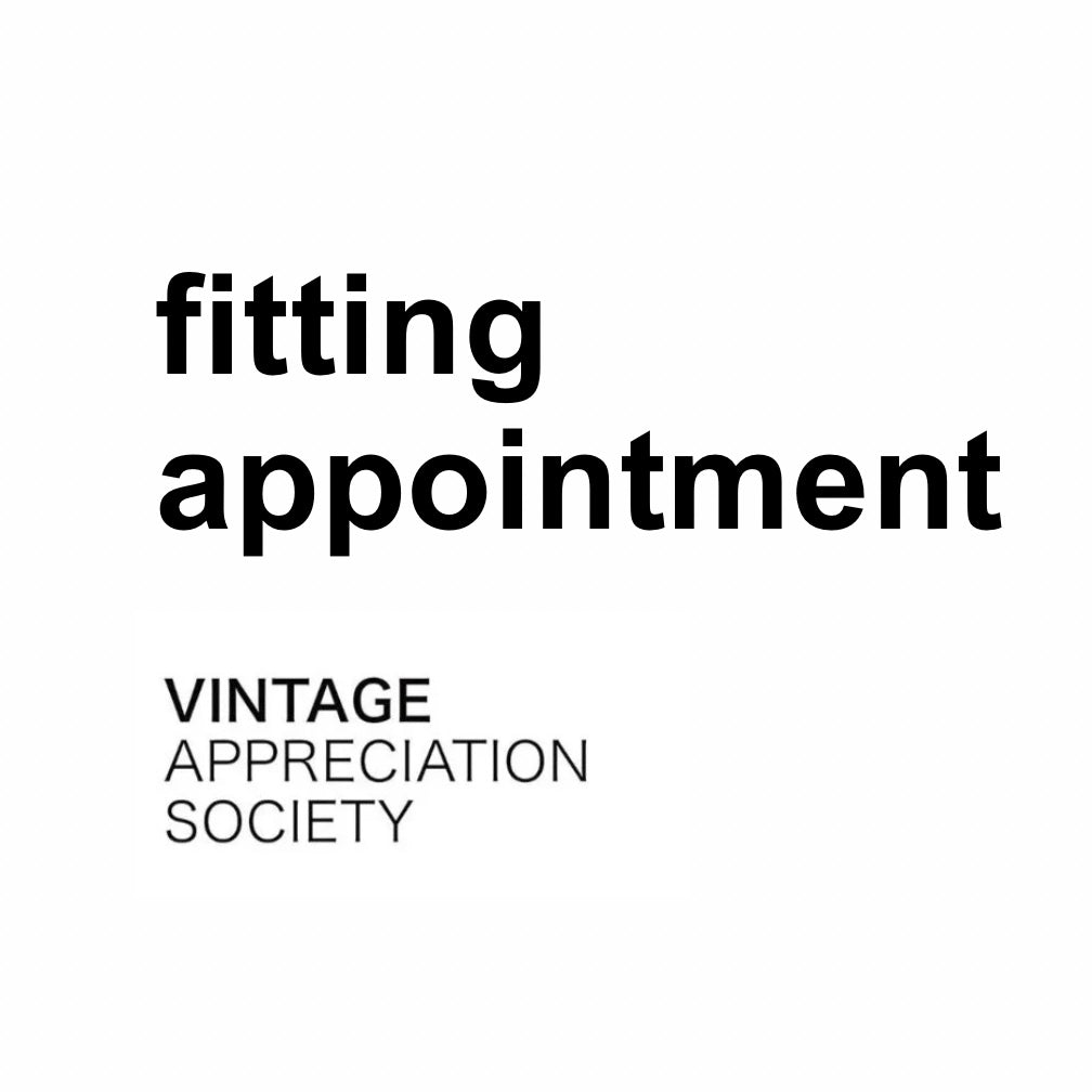Fitting Appointment for Exclusive Vintage Fashion Experience