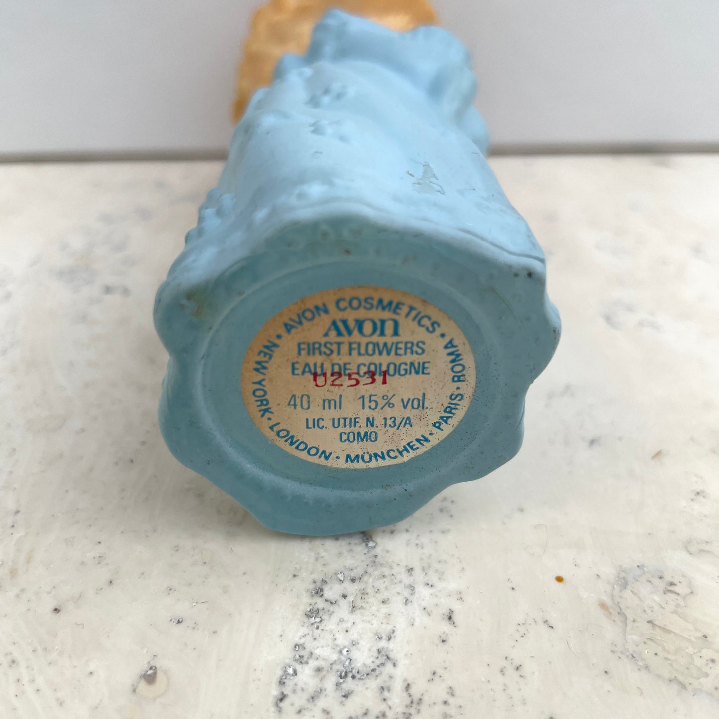 Vintage Avon Little Dream Girl First Flowers Eau De Cologne Bottle. 40ml. U2531. Empty