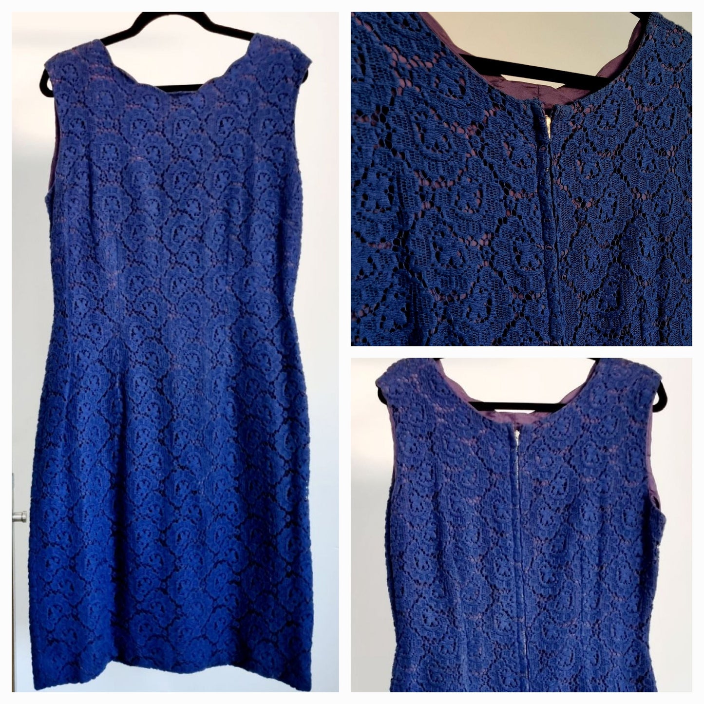 Vintage Pencil Midsize Dress UK 14 - Vintage Appreciation Society