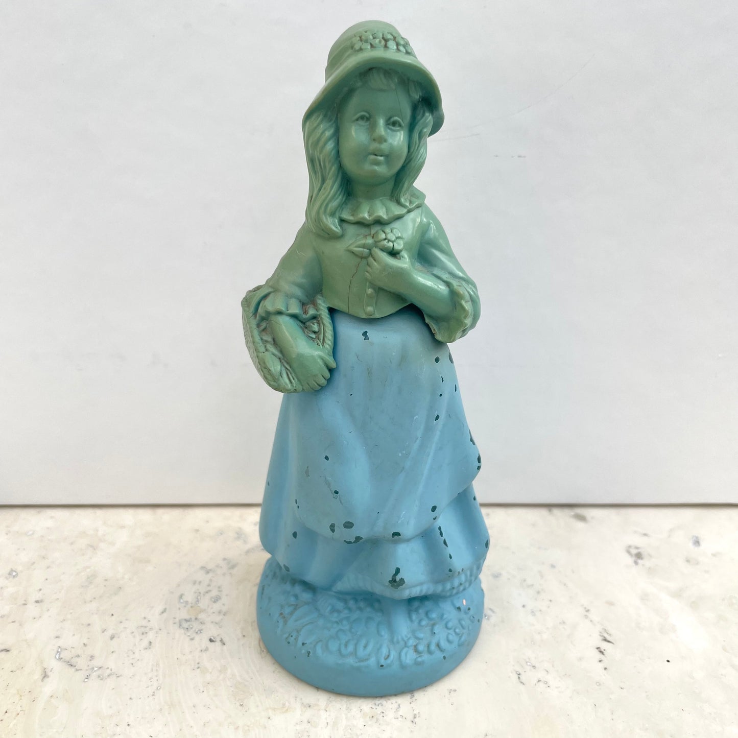 Vintage Avon Little Girl Blue Figure Perfume Bottle. 90ml. Empty. 197273