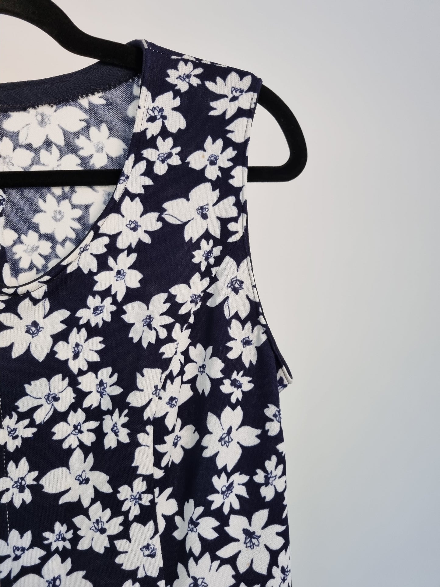 Handmade Summer Midsize Dress UK 14 - Vintage Appreciation Society