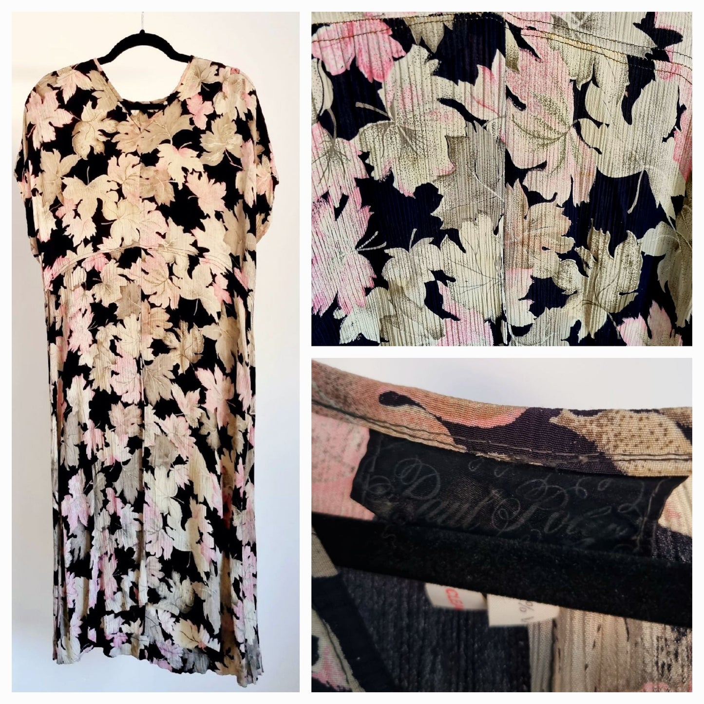 Paul Poly Vintage Dress UK 16 - Vintage Appreciation Society