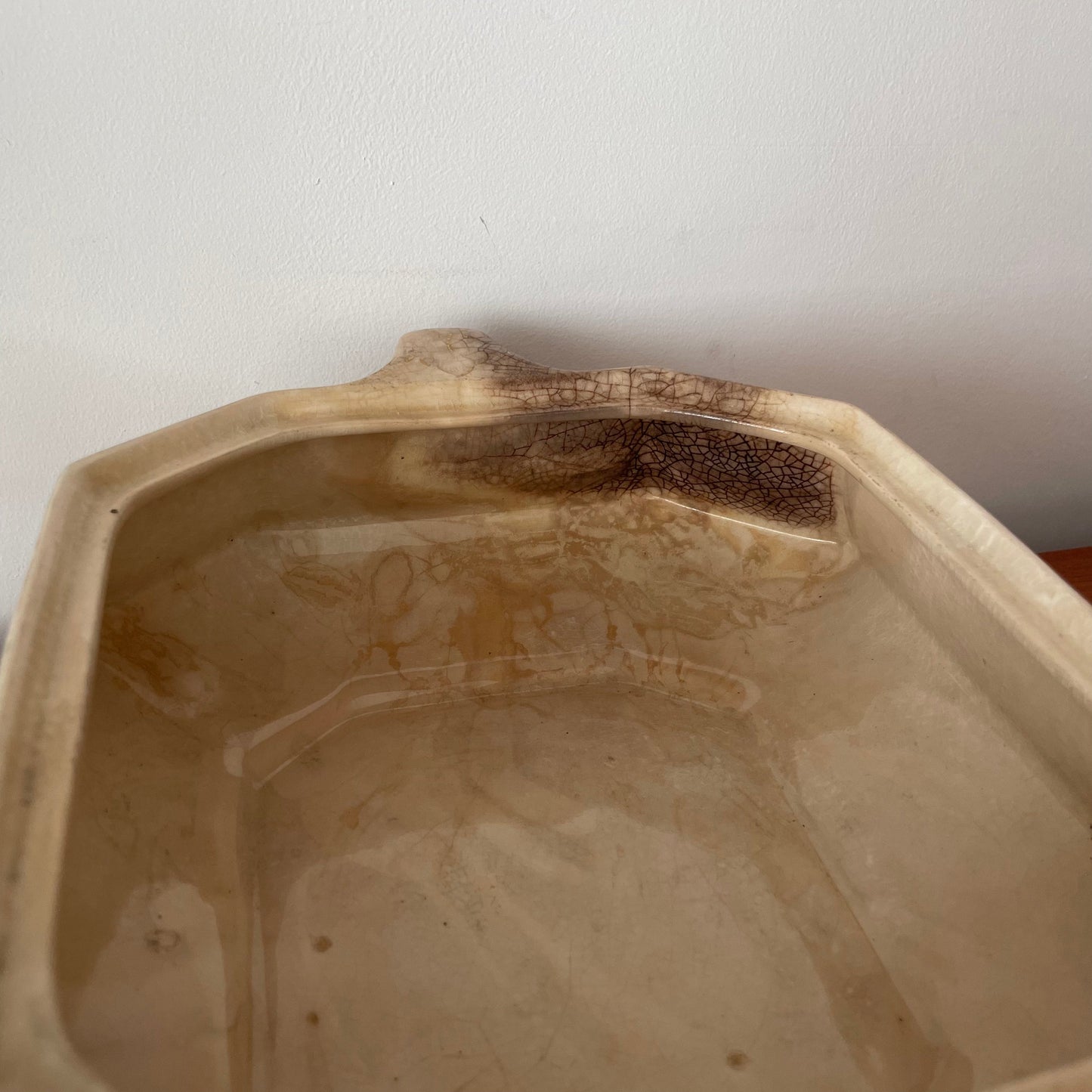 Vintage Royal Venton Ware Serving Dish with Lid Floral Design