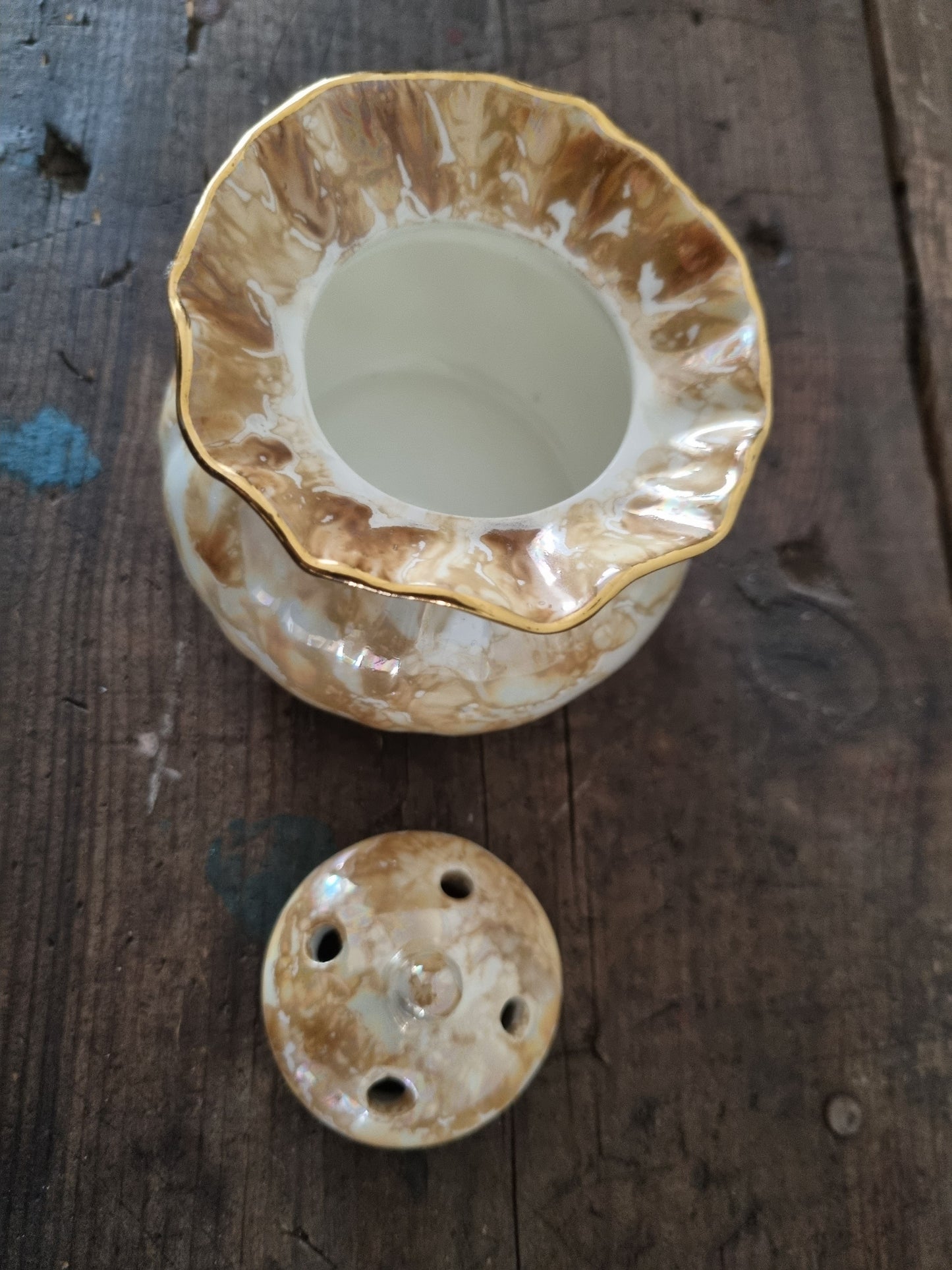 Vintage Sylvia Fretwell Ceramic Vase for Home Décor Display