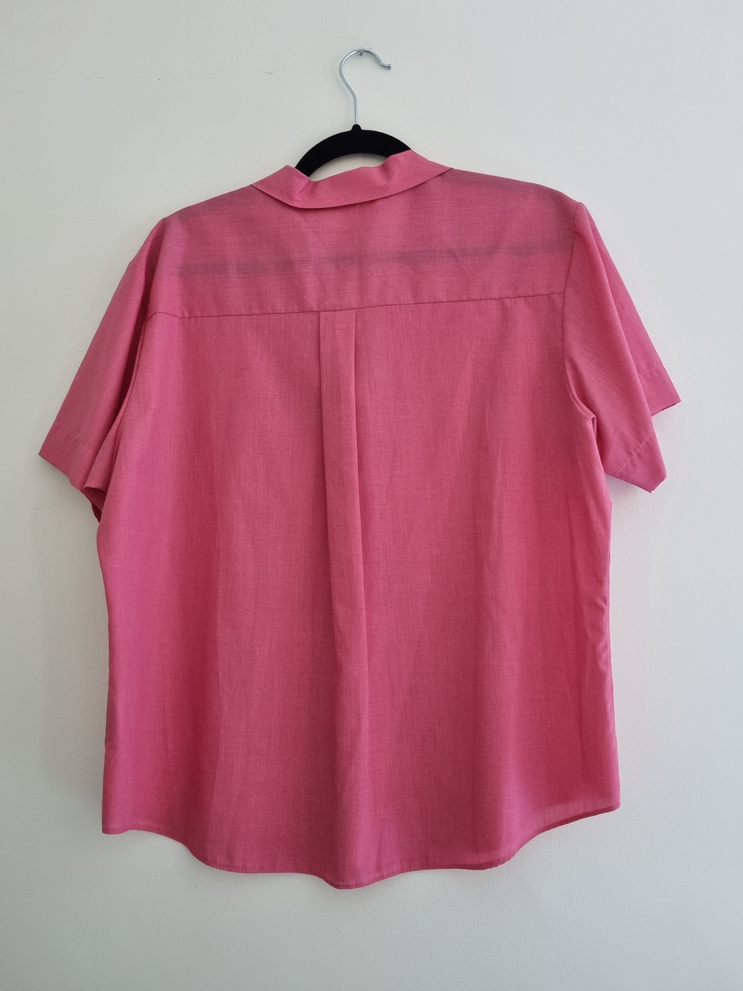 Vintage Leonella Pink Blouse UK1820 for Effortless Elegance