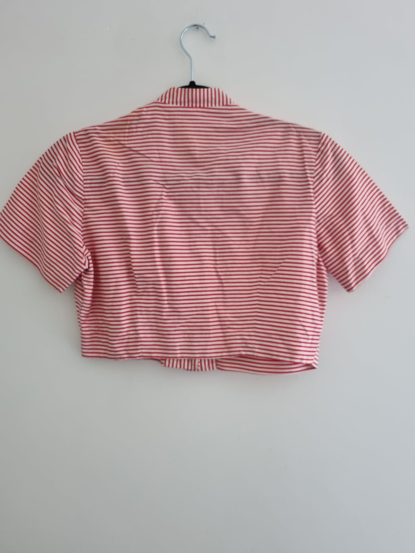 Henley Jr Frocks Crop Candy Stripe Vintage Top for Girls