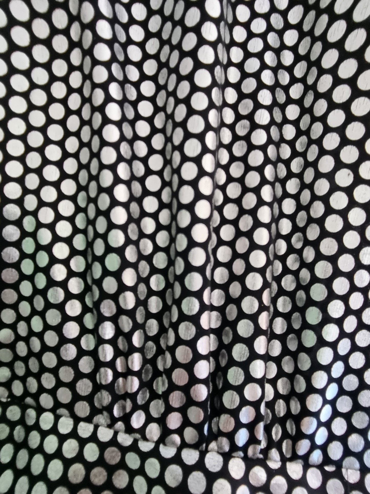 Your Sixth Sense Silver Batwing Polka Dot Top (UK14)