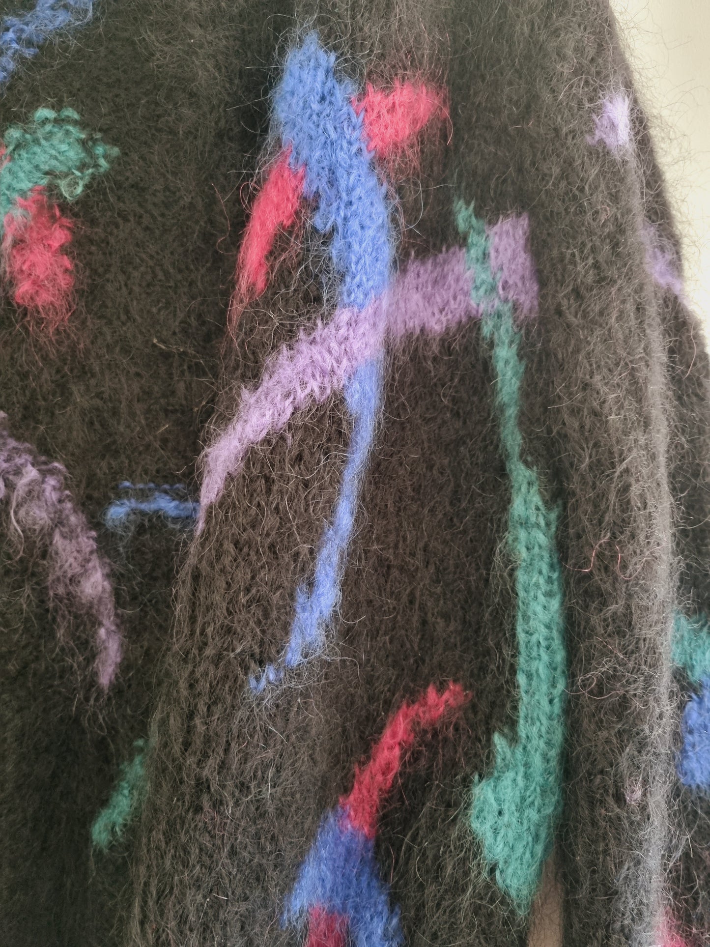 Handmade Black Cardigan and Hat Set for Stylish Outfits