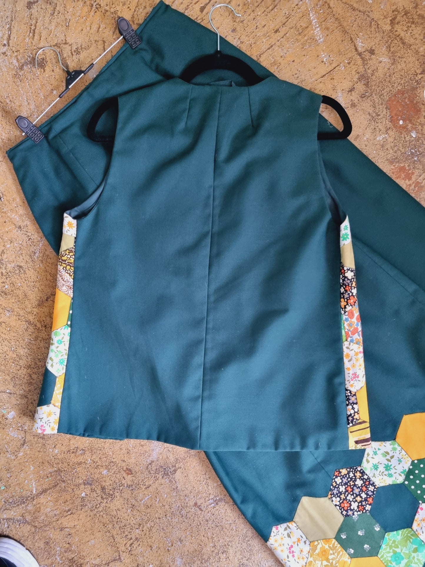 Vintage Rosemary Newsome Patchwork Two Piece Set (M) for Unique Style