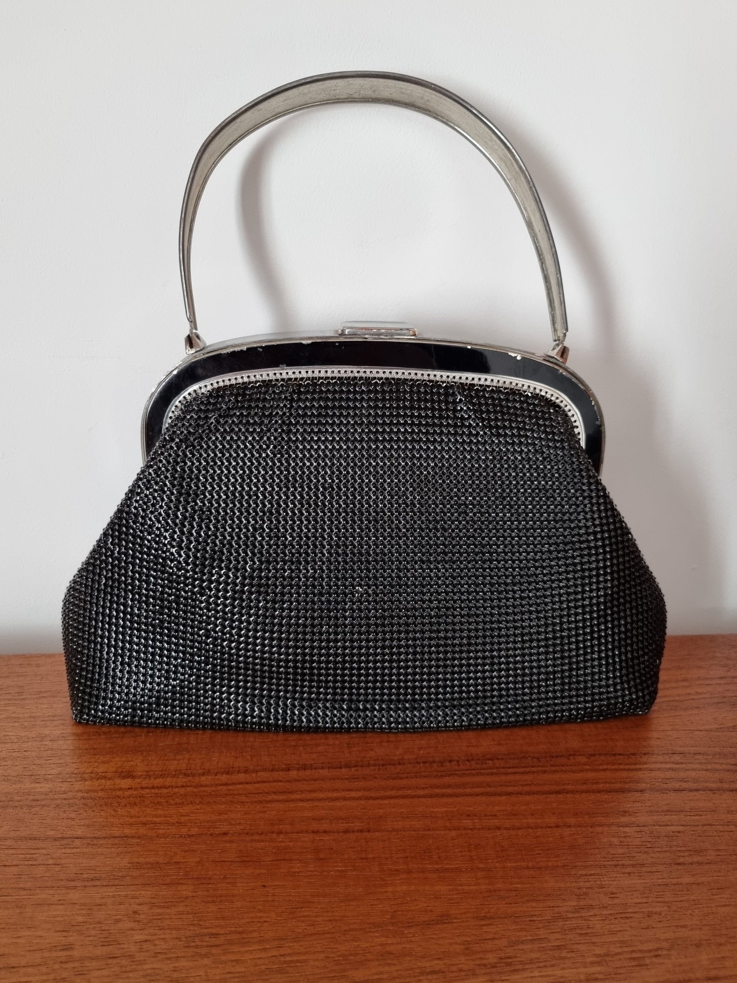 Oroton 60s Chainmail Top Handle Handbag Vintage Charm