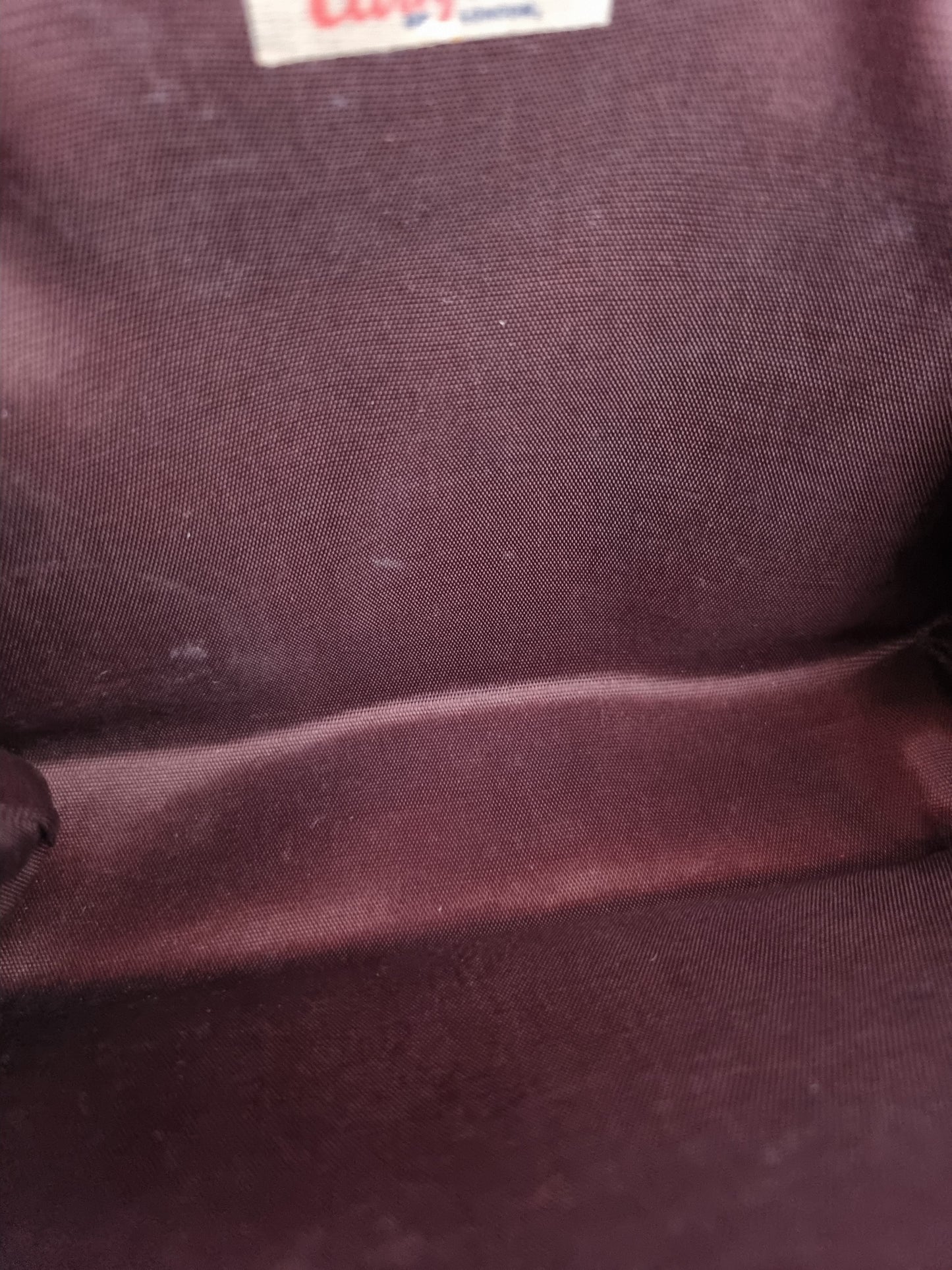 Clothfair of London Vintage Silver and Black Handbag Made in England