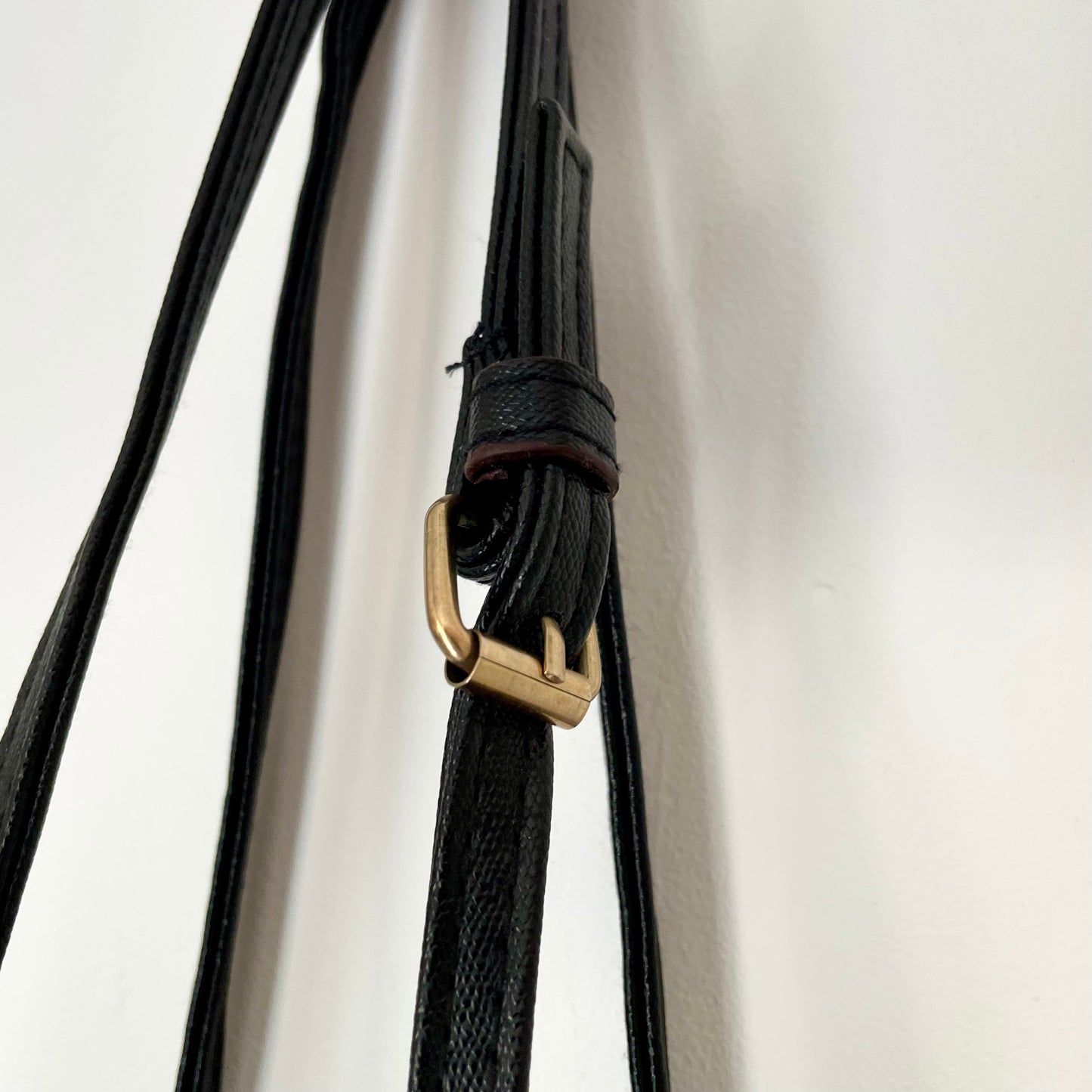 Vintage Black Leather Novelty Cat Shoulder Handbag