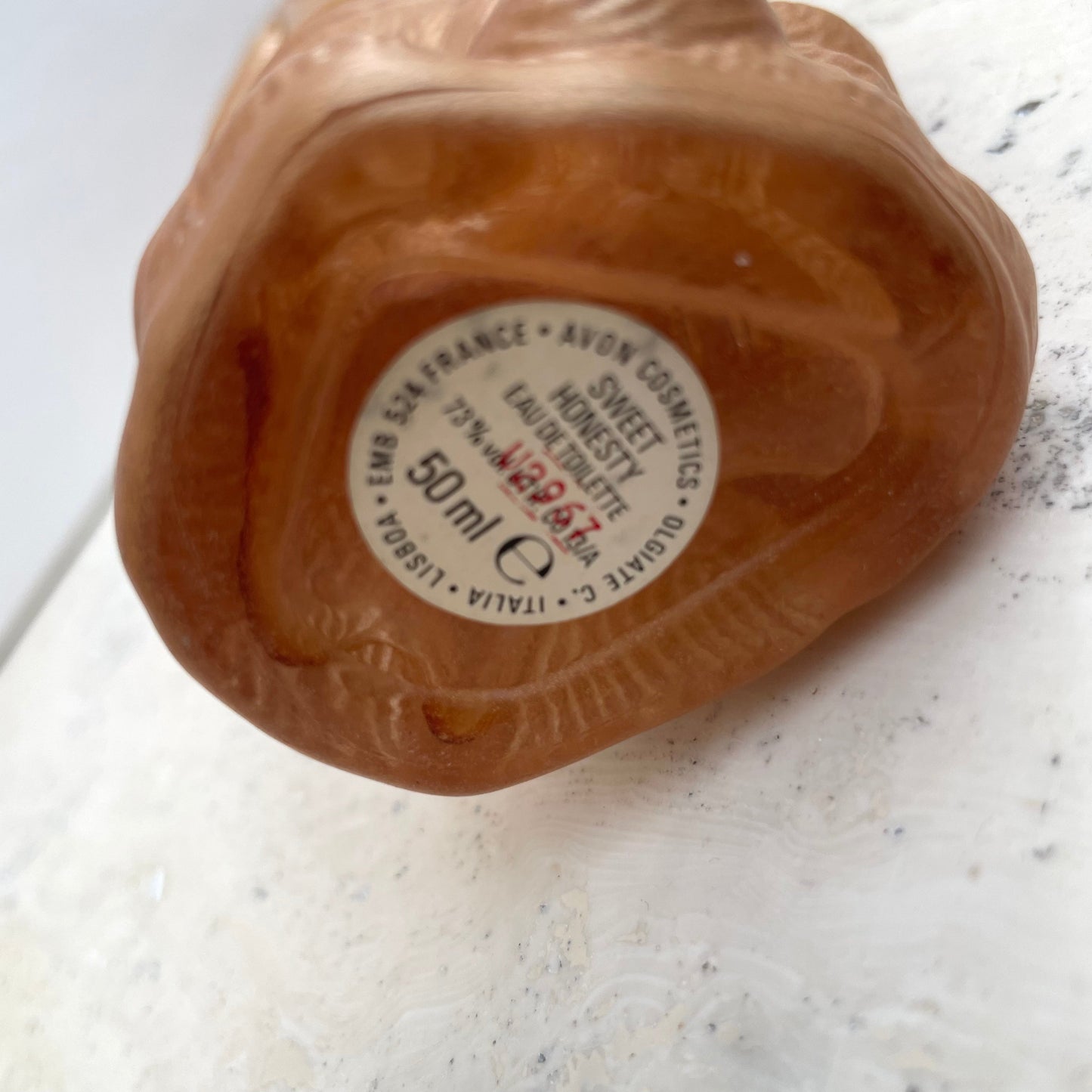 Vintage Avon Flapper Charleston Girl Sweet Honesty Figure Eau De Toilette Bottle. 50ml. U2967. Empty