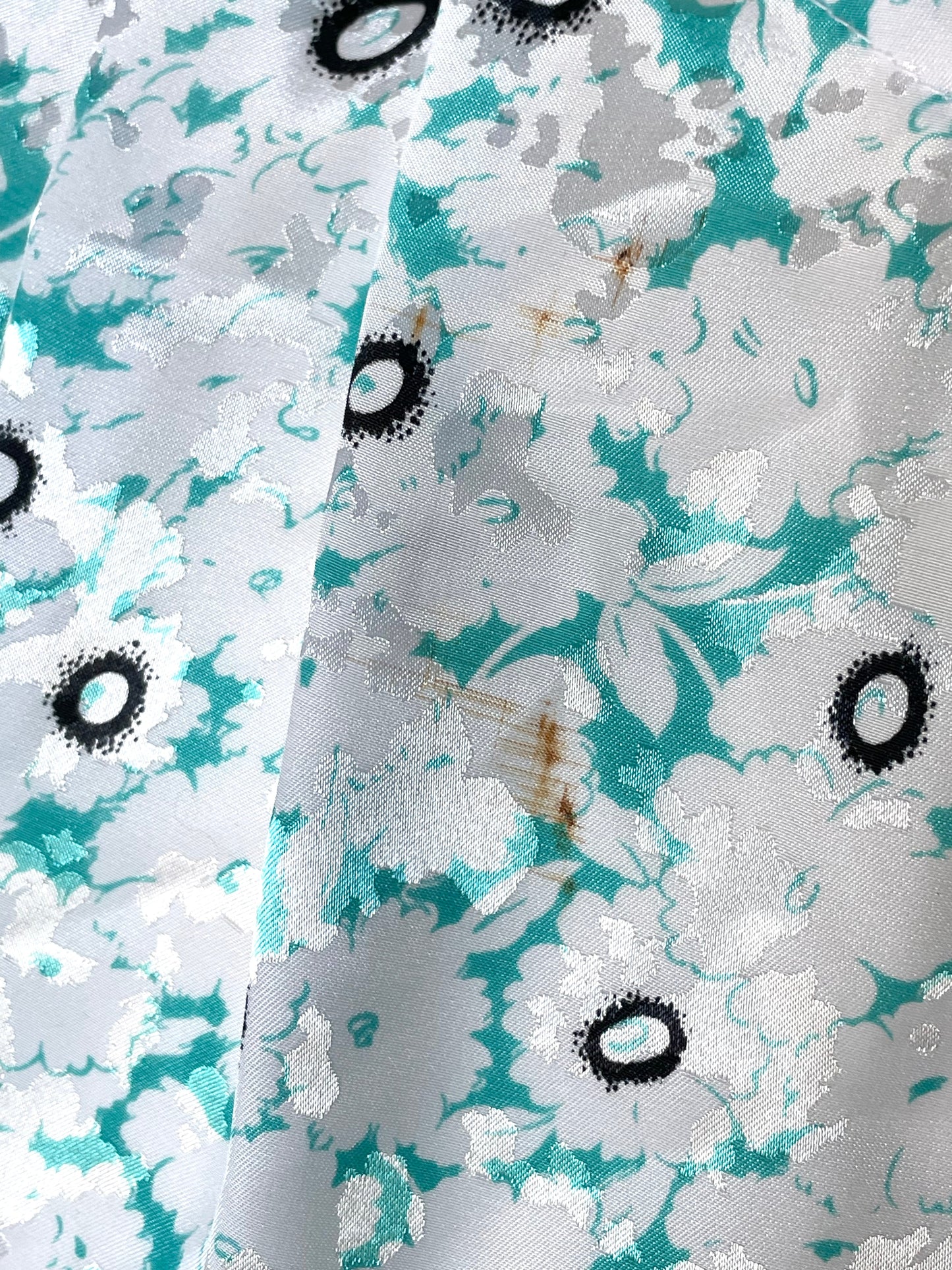Vintage Mark Angelo Floral Summer Pleated Midi Dress Made in England