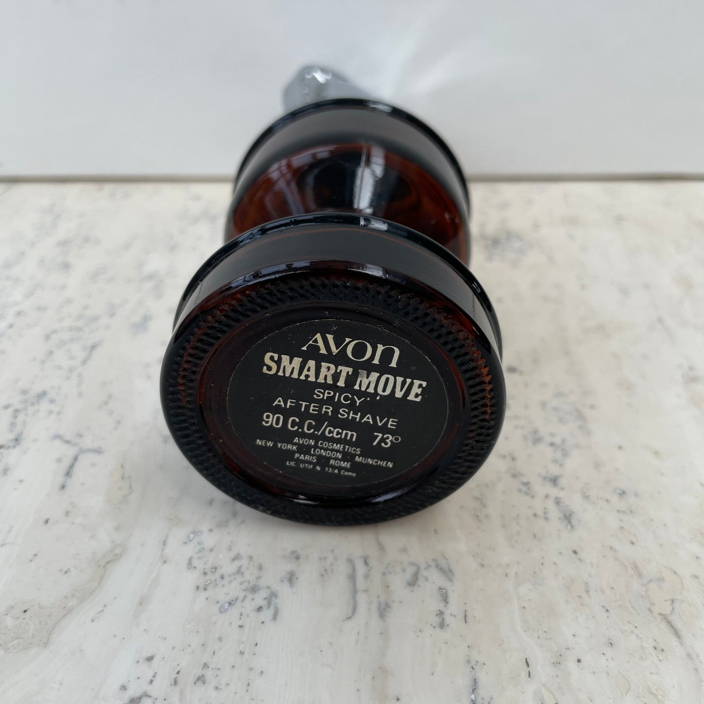 Vintage Avon Smart Move Spicy After Shave Bottle Knight Piece