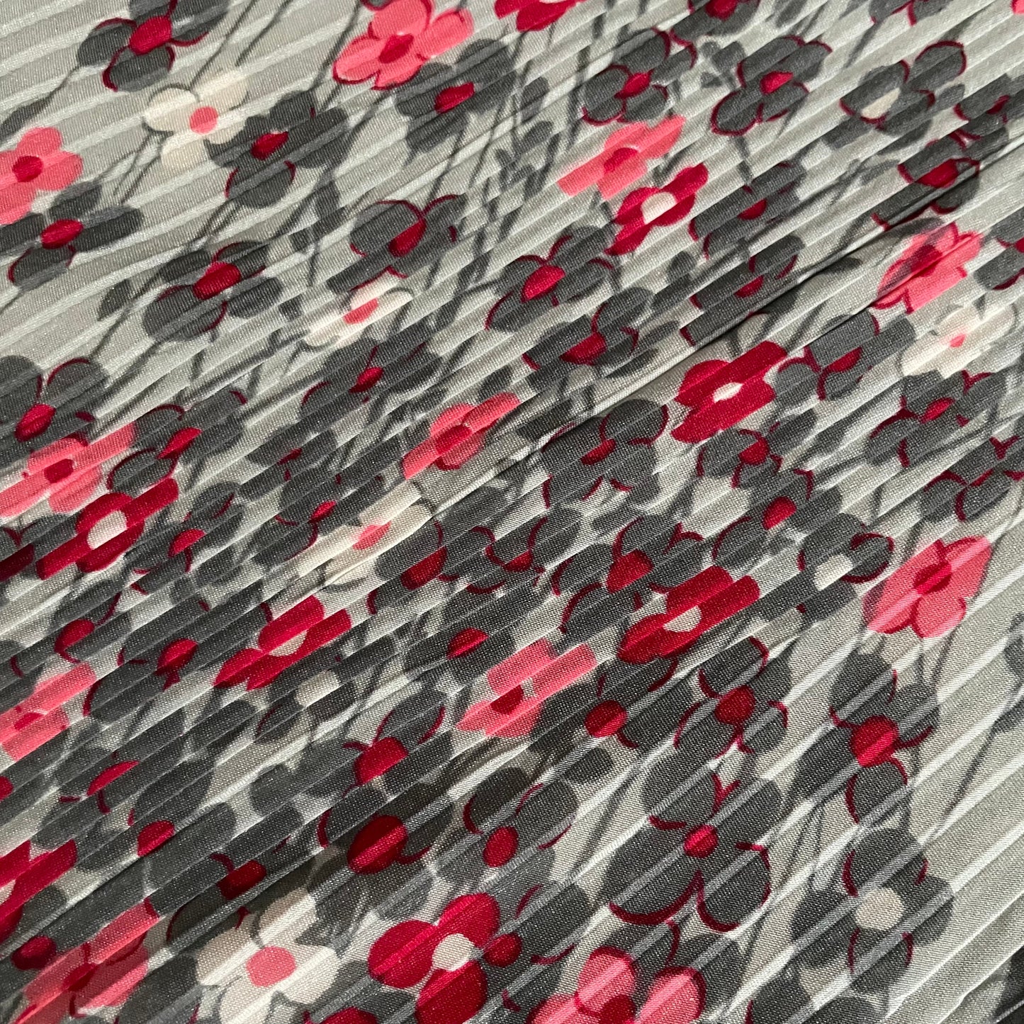 The Pleated One Vintage Scarf by Patricia Dumont Unique Design