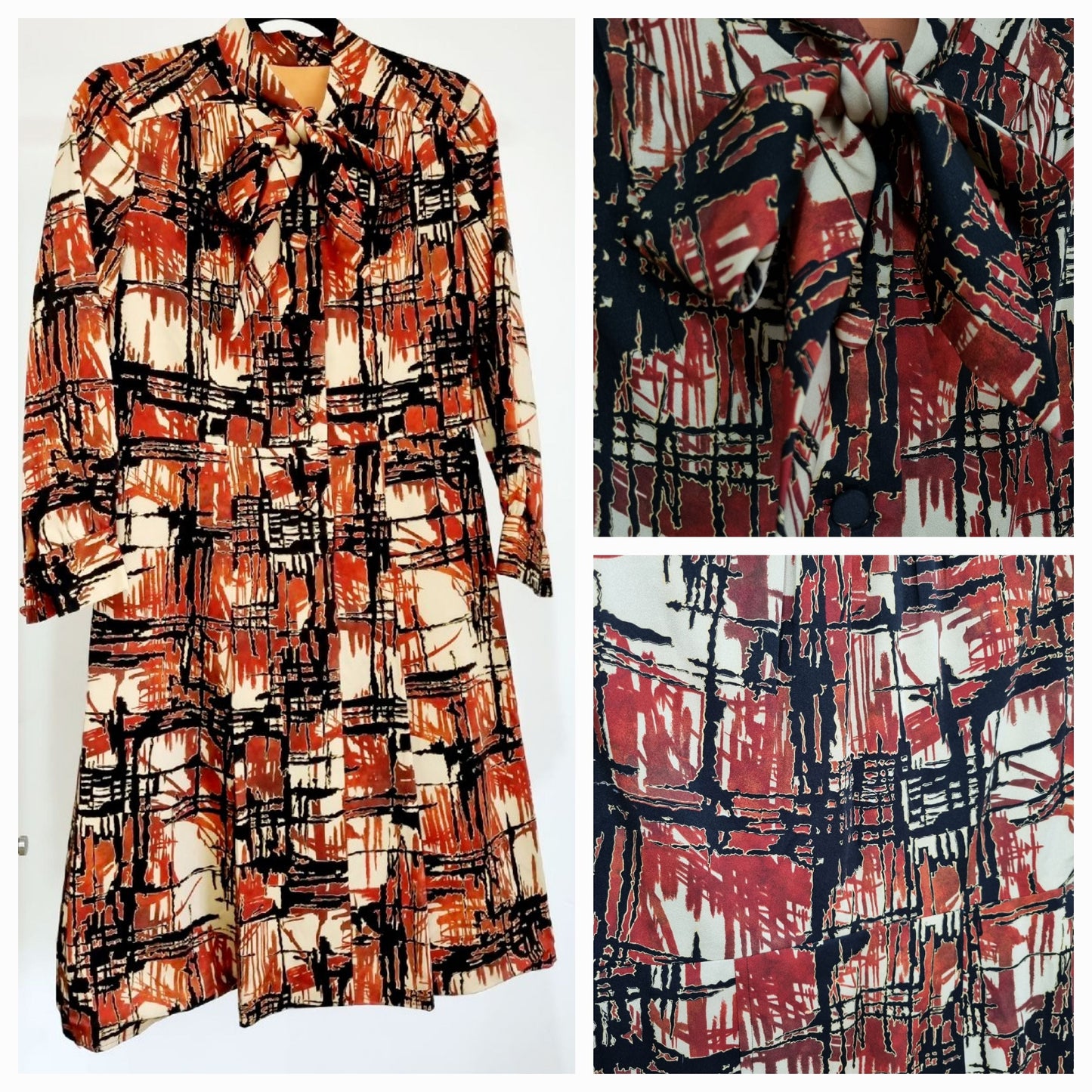 Handmade Vintage Dress UK 16 - Vintage Appreciation Society