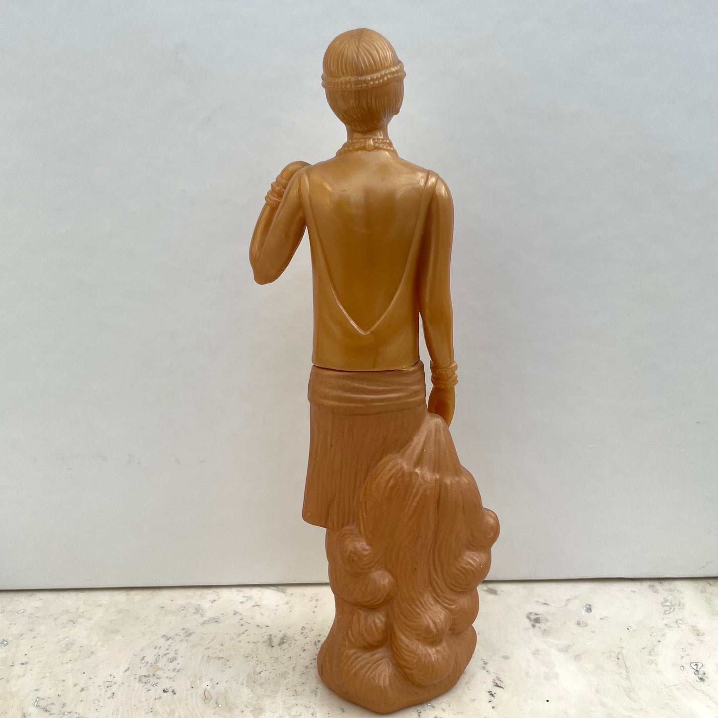 Vintage Avon Flapper Charleston Girl Sweet Honesty Figure Eau De Toilette Bottle. 50ml. U2967. Empty